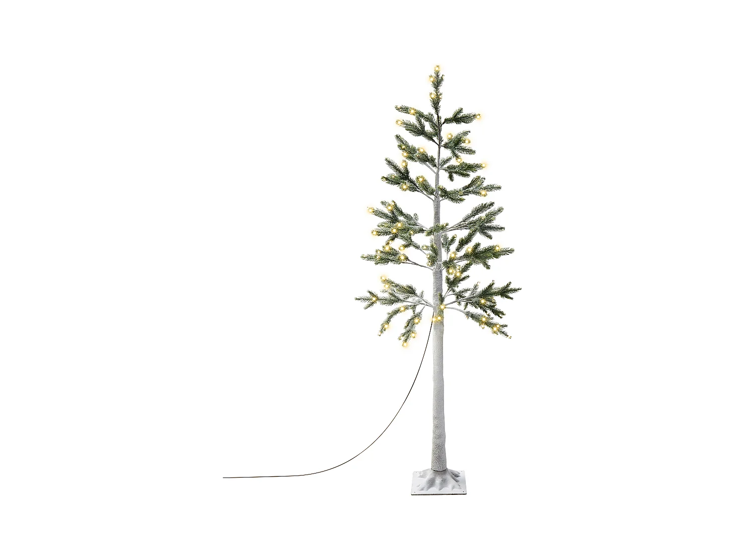 Décoration extérieure LED ALBIONI Arbre 180 cm Blanc