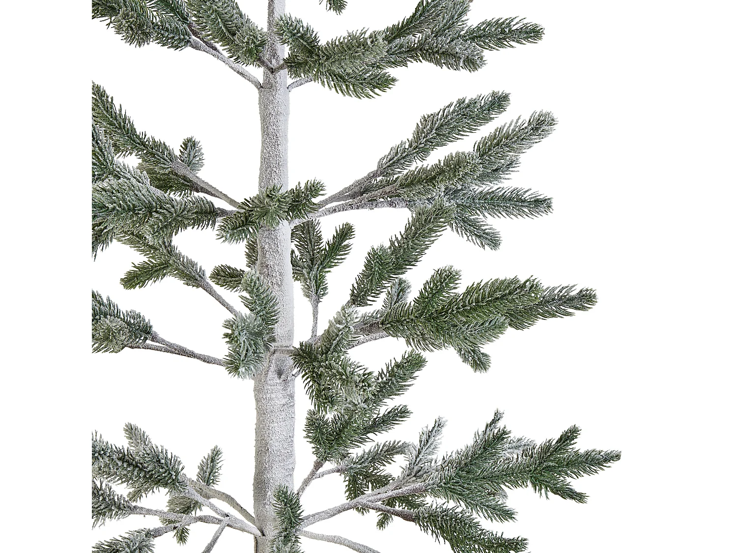 Árvore decorativa de Natal com LED para exterior branca 180 cm ALBIONI