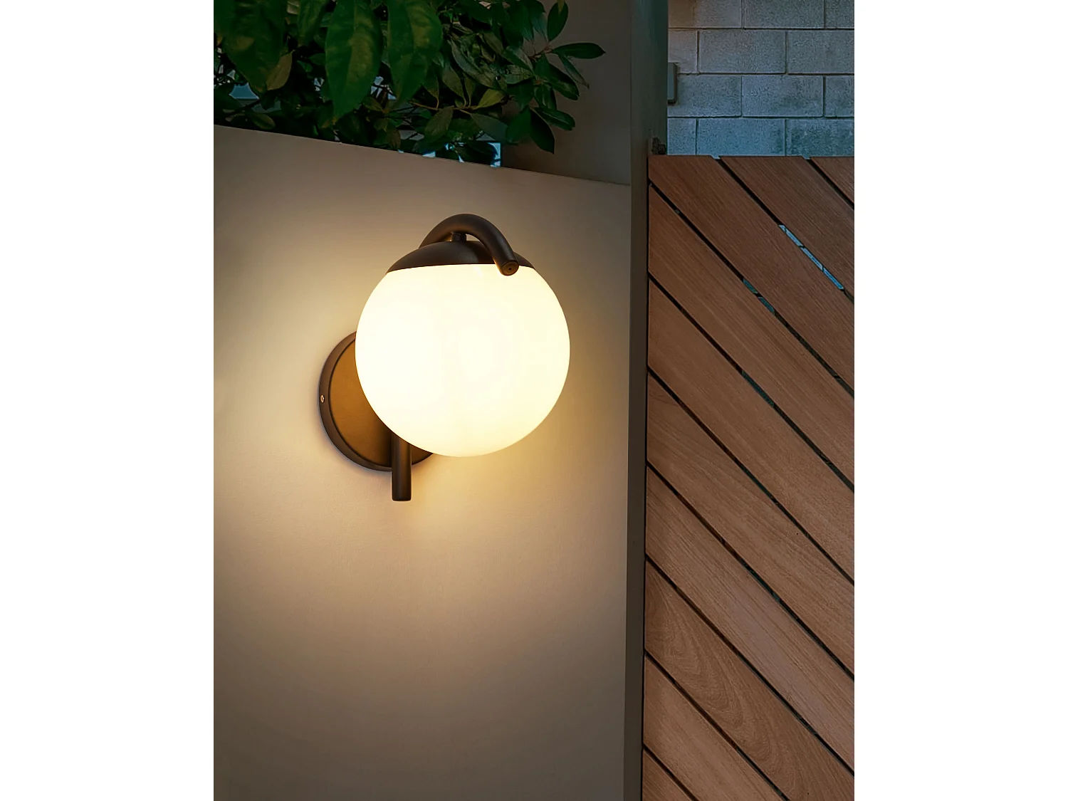 Outdoor wandlamp KULSI Zwart