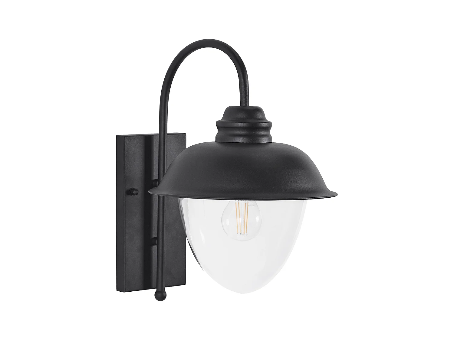 Lampe murale pour l'extérieur BANKA Noir