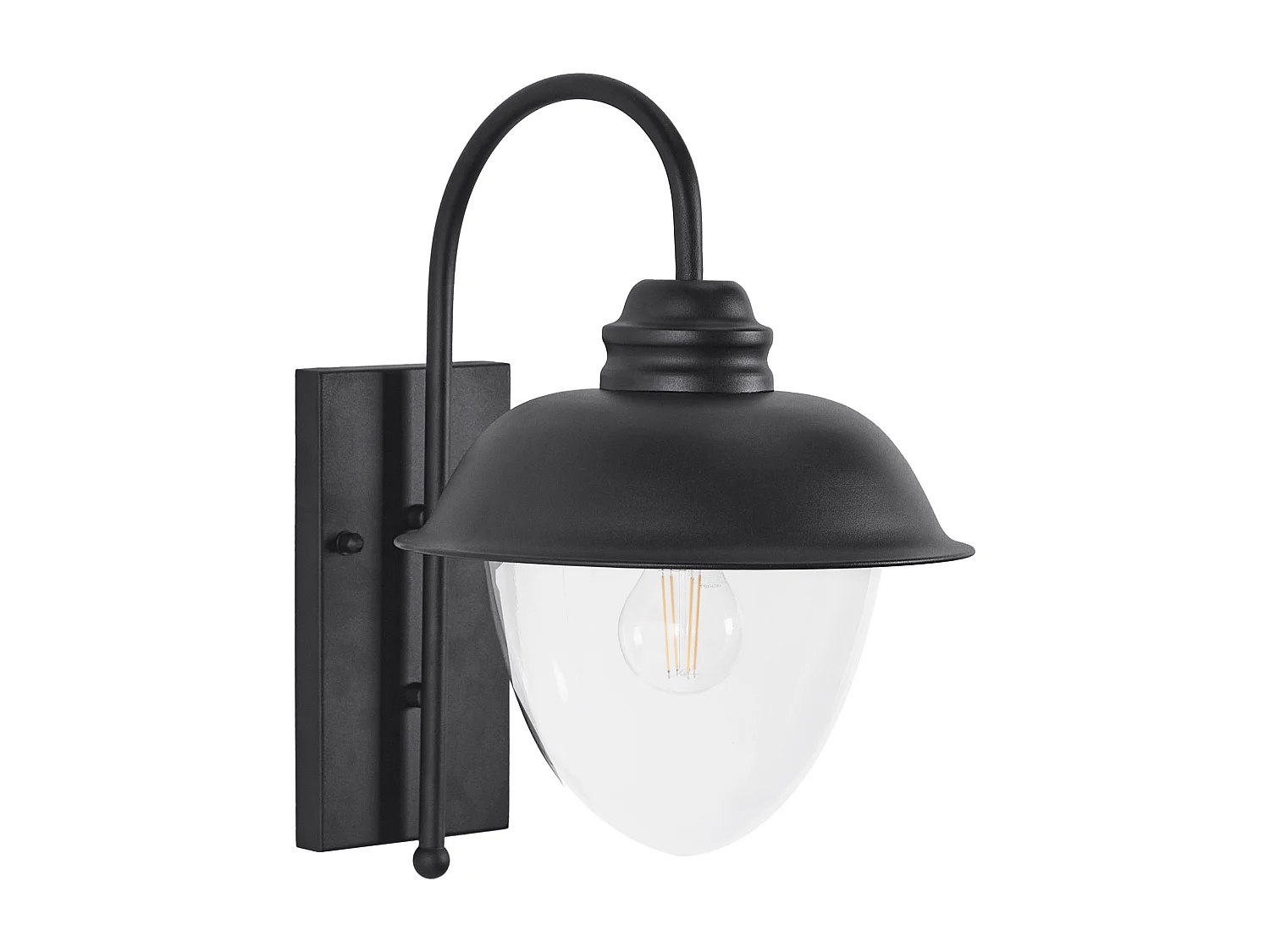Outdoor wandlamp BANKA Zwart