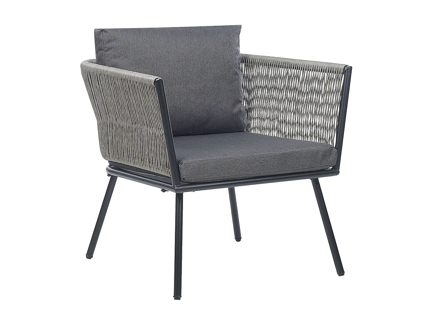 Conjunto de balcón con cojines GARGANO Gris