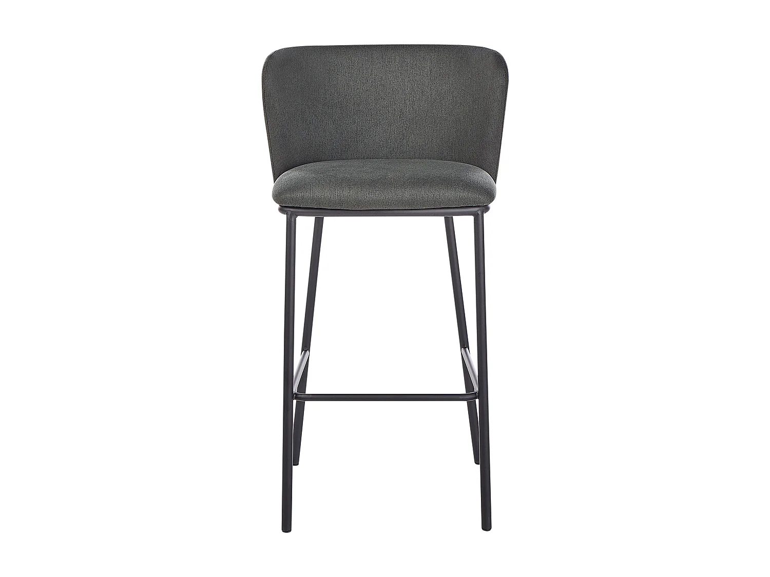 Lot de 2 chaises de bar MINA Vert foncé