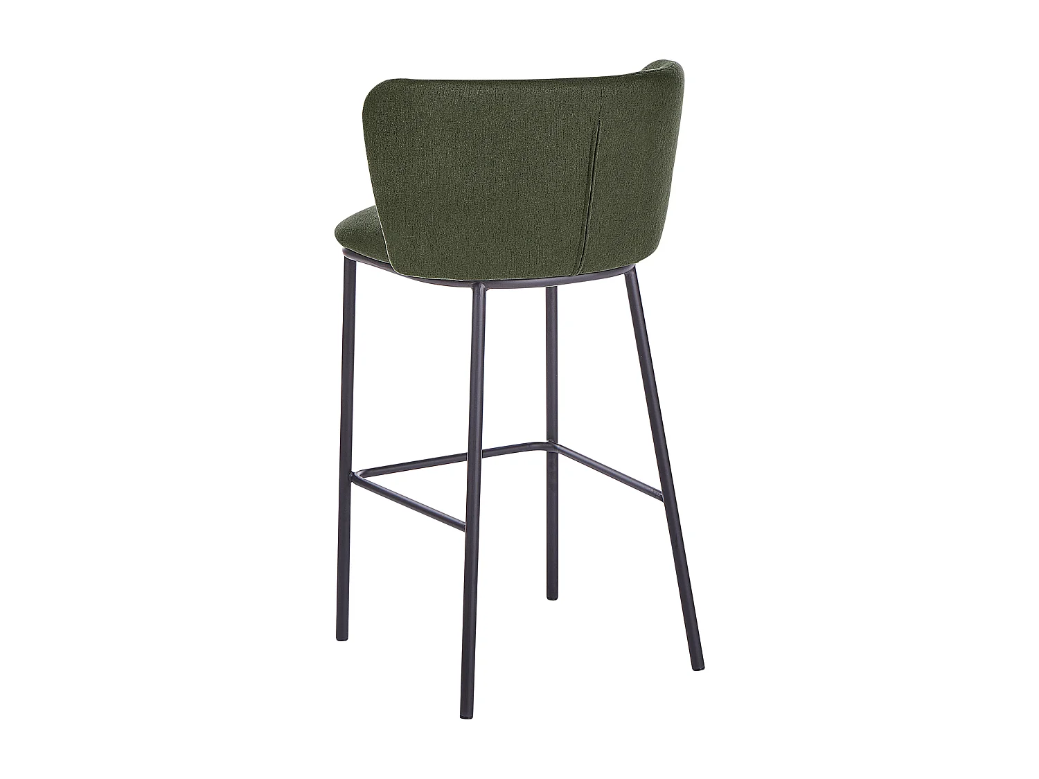 Lot de 2 chaises de bar MINA Vert foncé