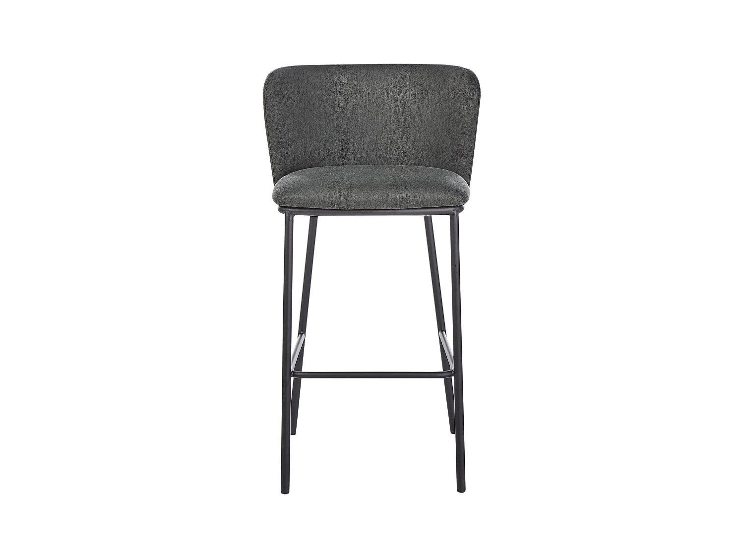 Lot de 2 chaises de bar MINA Vert foncé