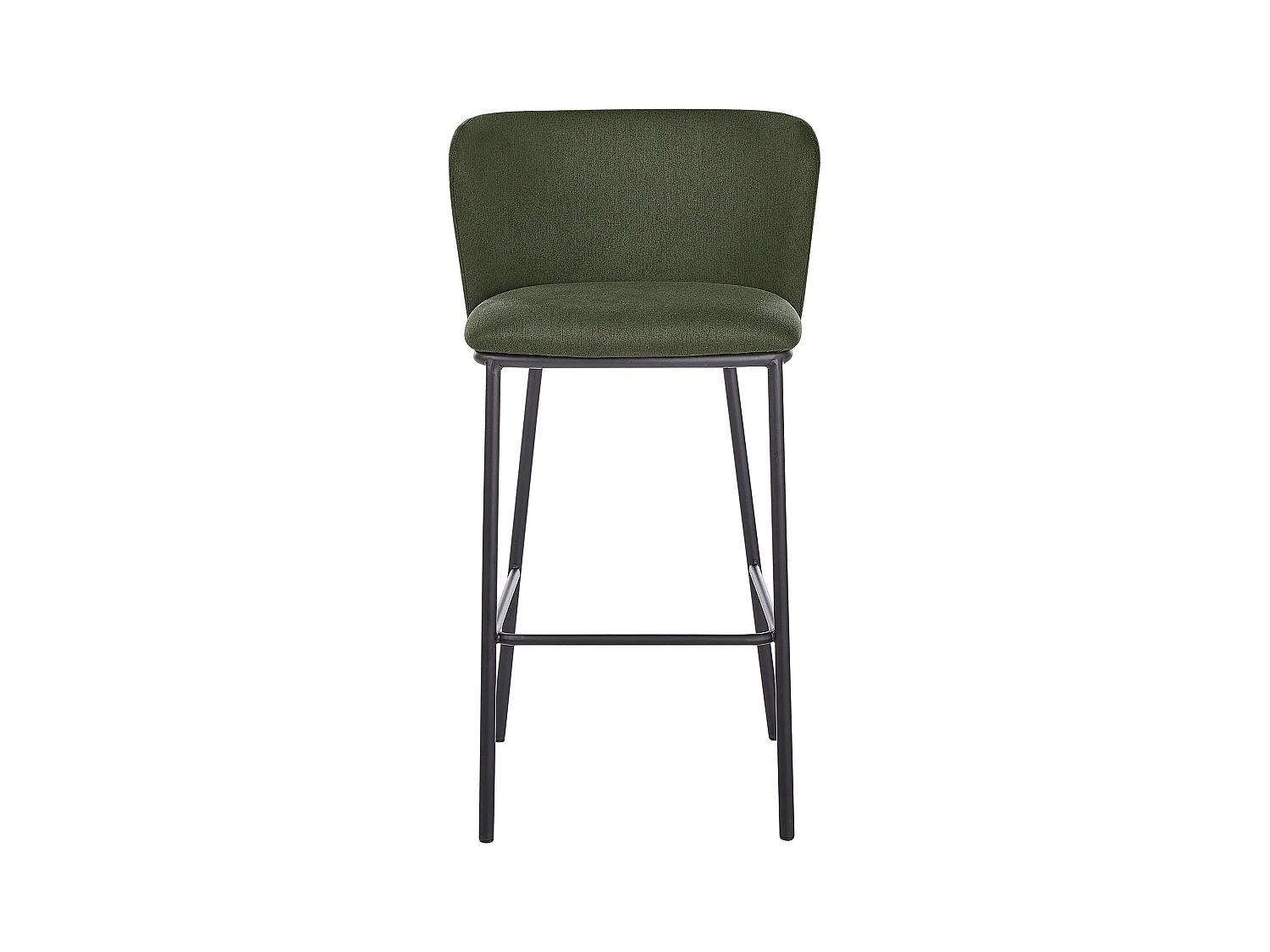 Lot de 2 chaises de bar MINA Vert foncé
