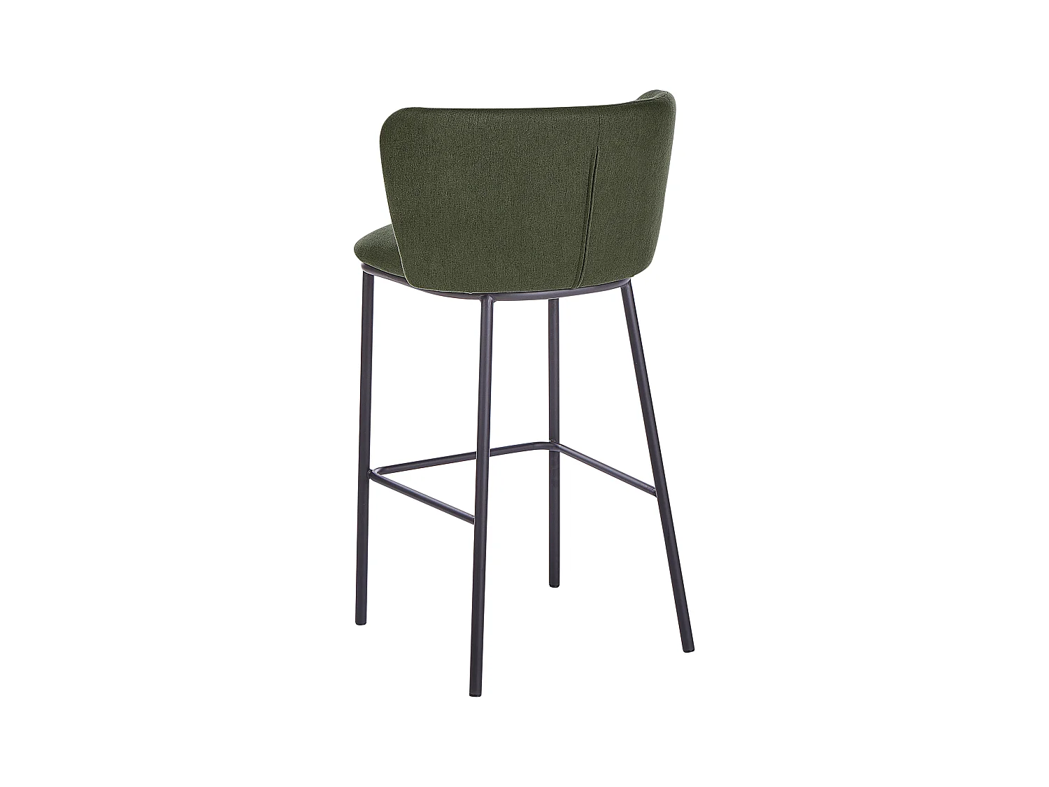Lot de 2 chaises de bar MINA Vert foncé