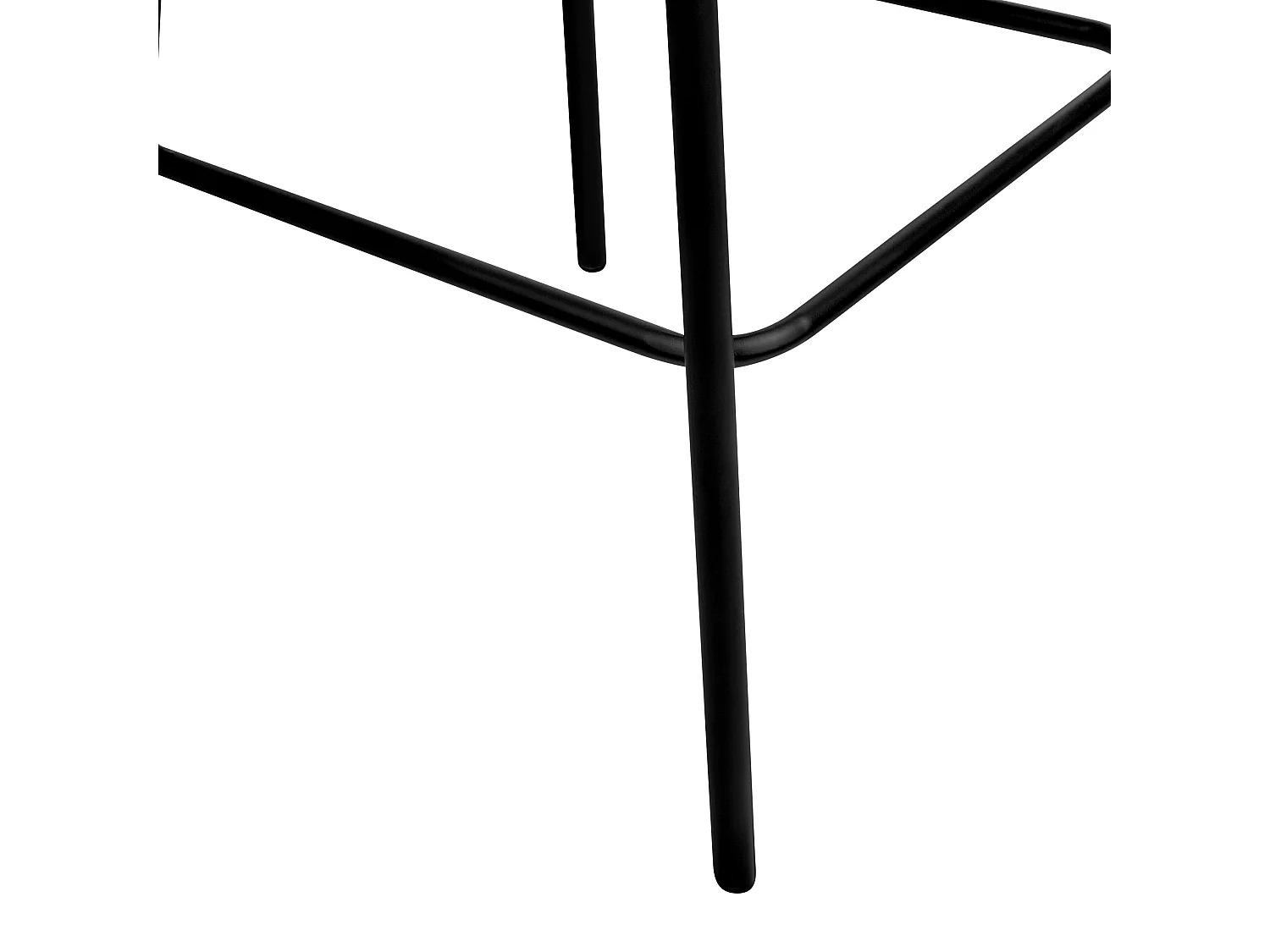 Lot de 2 chaises de bar MINA Blanc cassé