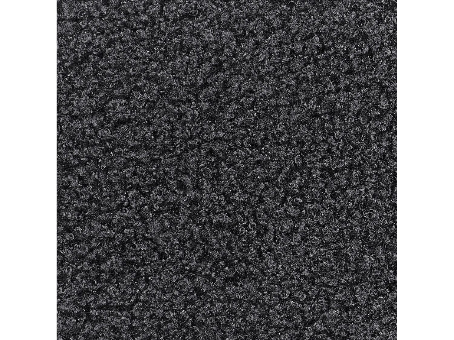 Lot de 2 chaises de bar ALLISON Bouclé Noir