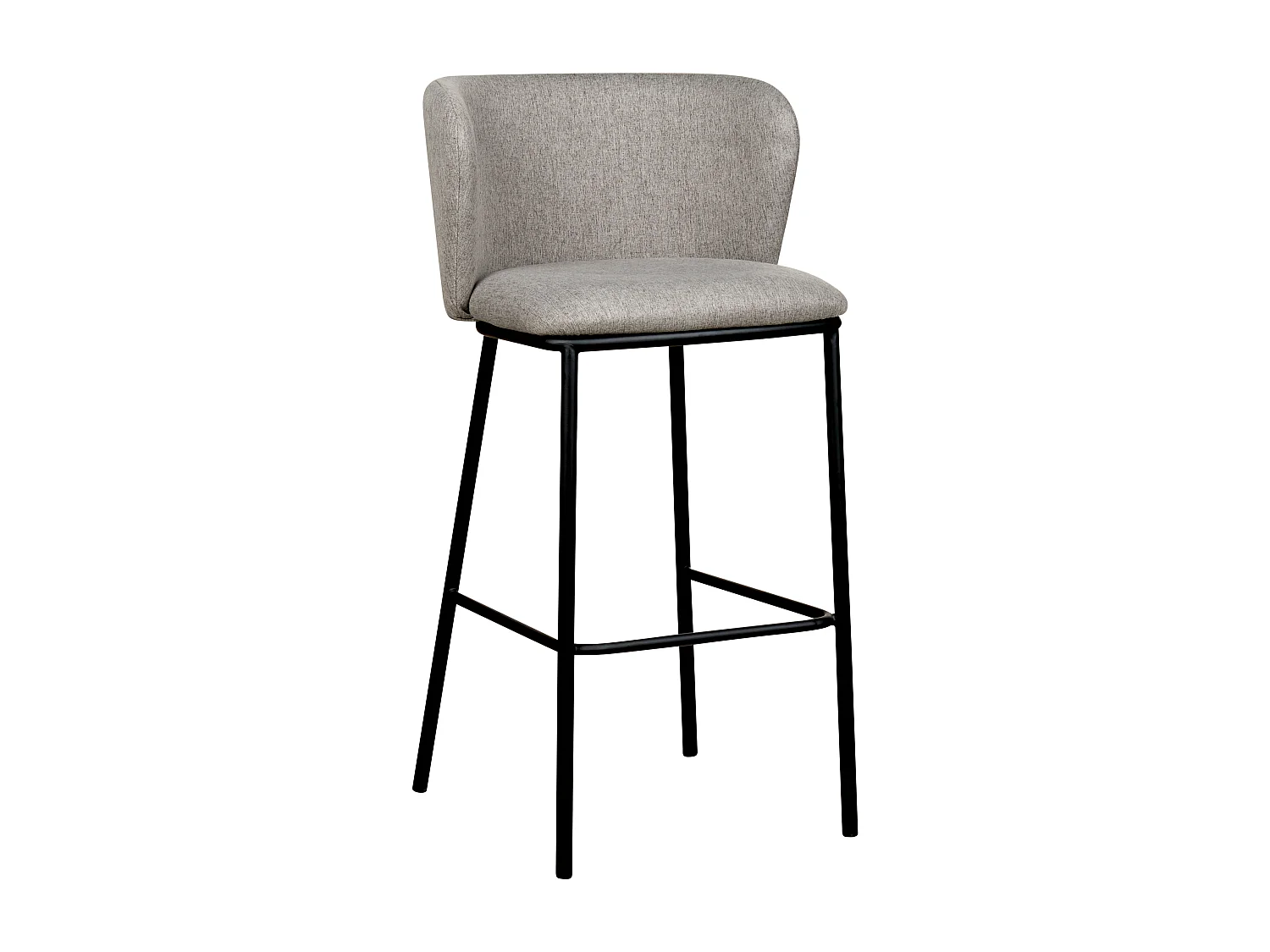 Set van 2 barstoelen MINA Grijs