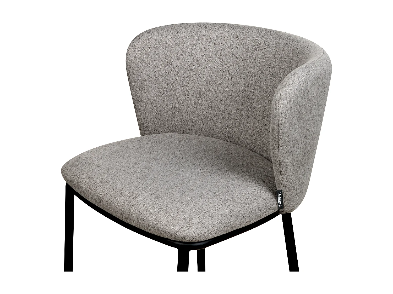 Lot de 2 chaises de bar MINA Gris