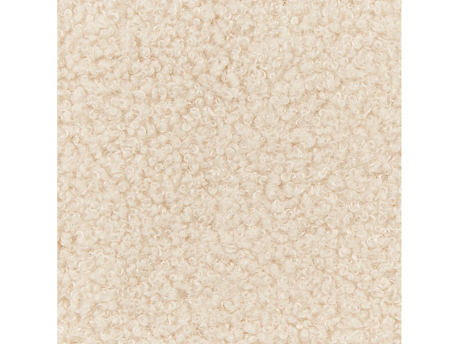 Zestaw 2 krzeseł barowych ALLISON Boucle Jasnobeżowy