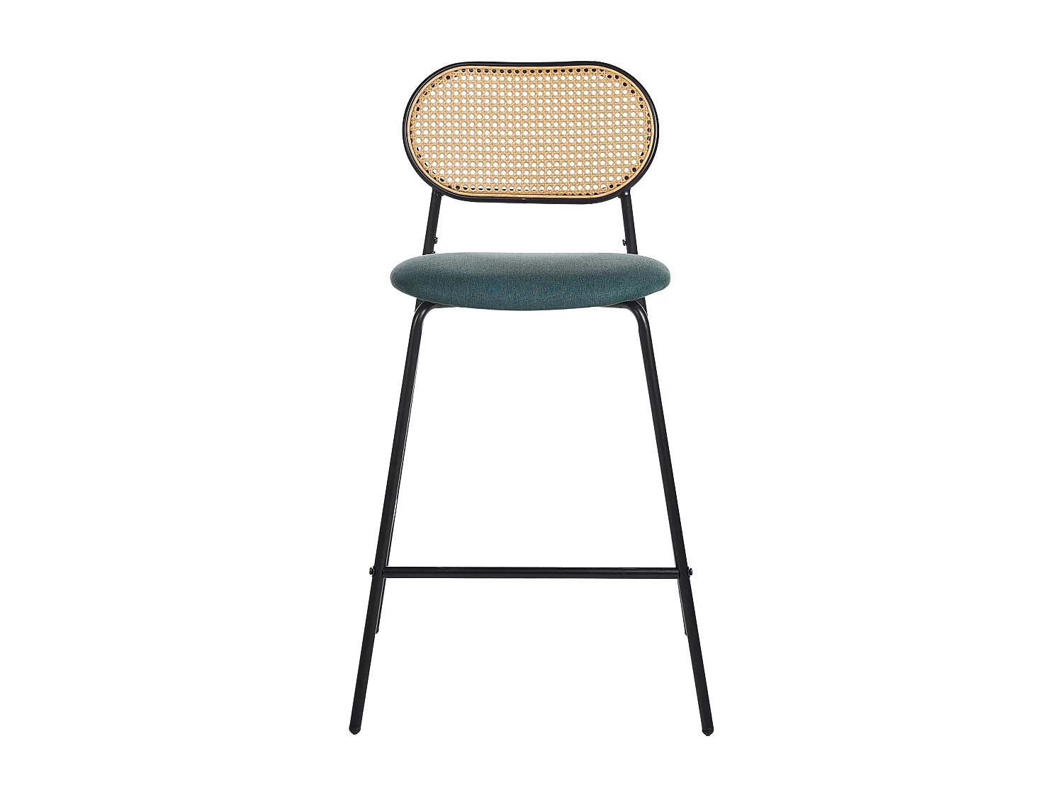 Lot de 2 chaises de bar ADAVER Noir