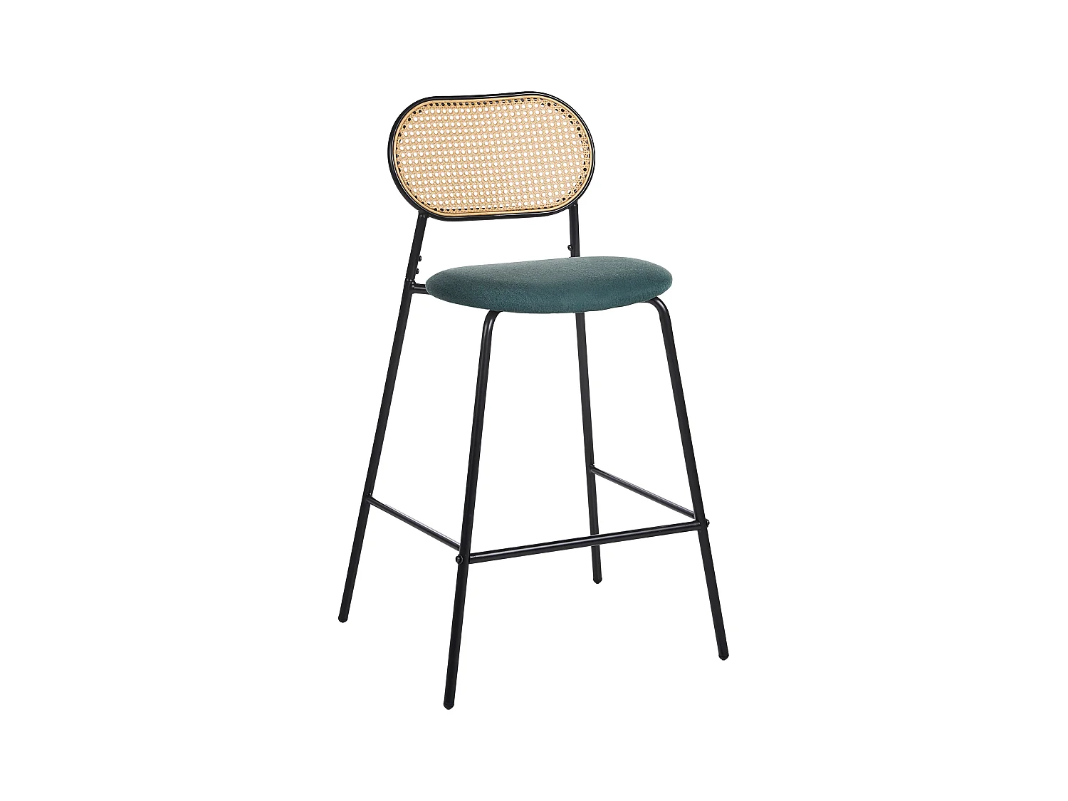 Lot de 2 chaises de bar ADAVER Noir