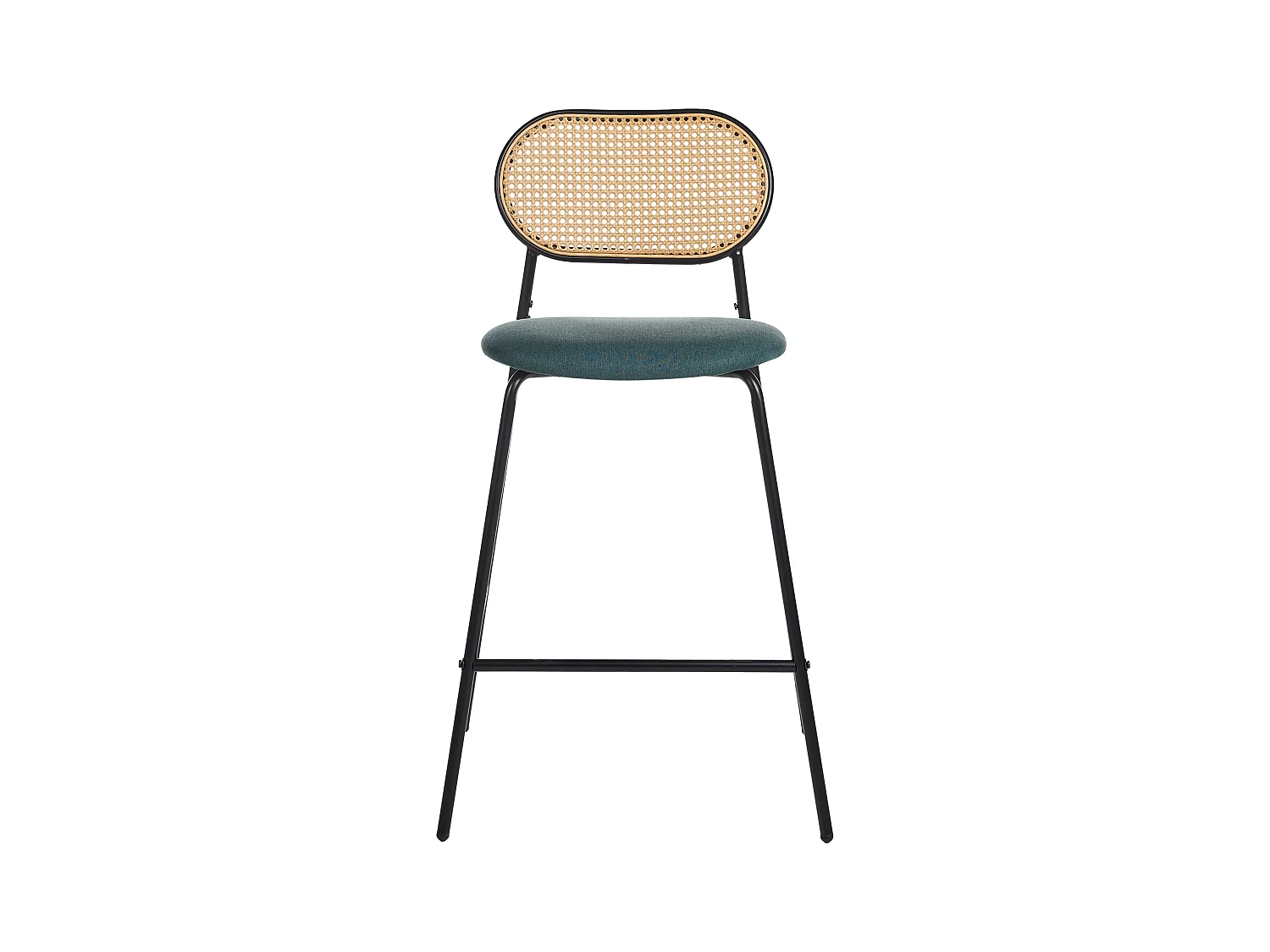Lot de 2 chaises de bar ADAVER Noir