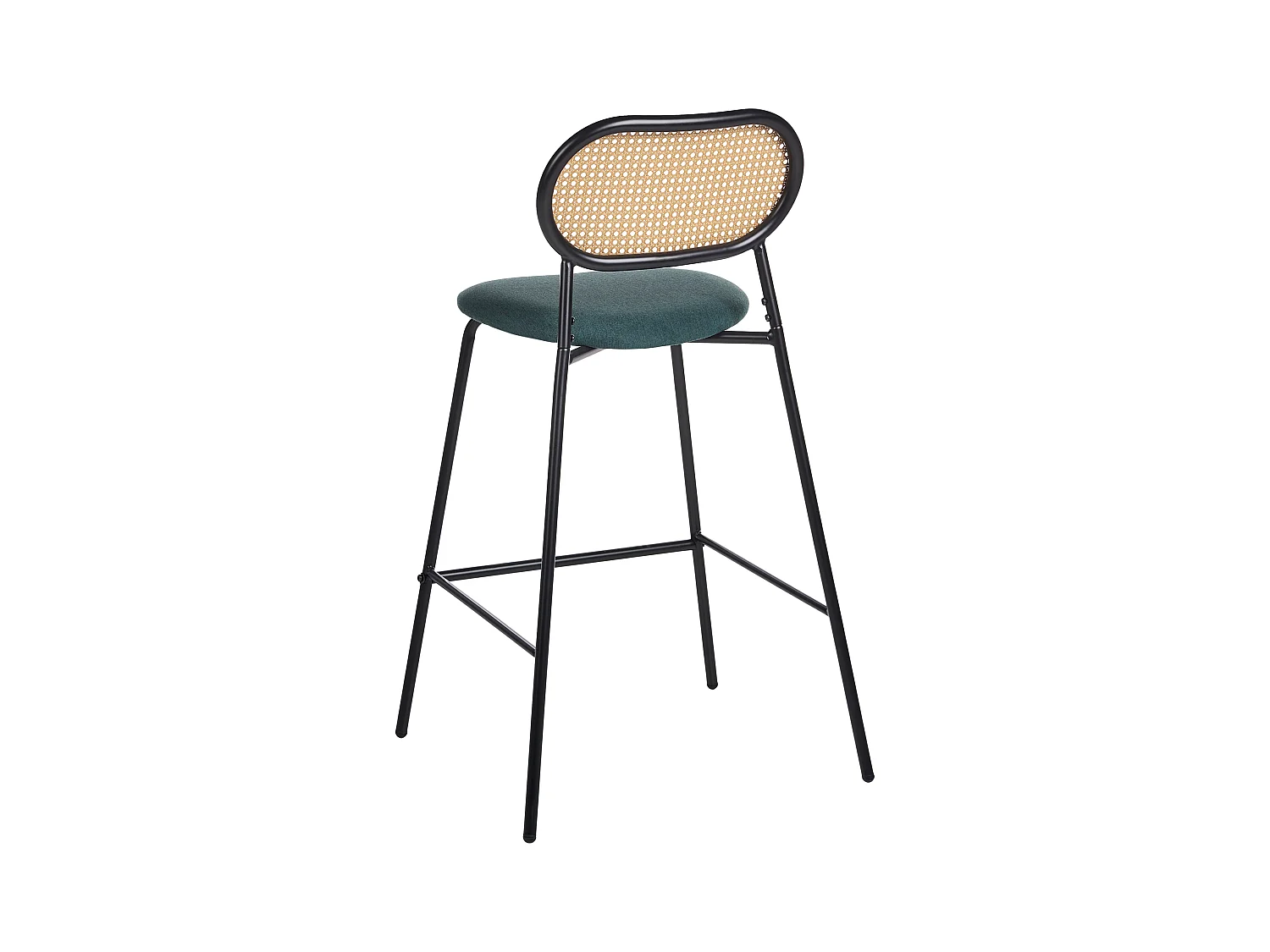 Lot de 2 chaises de bar ADAVER Noir
