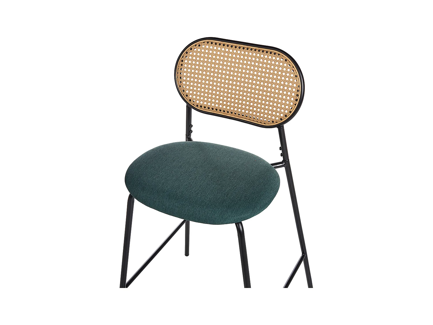 Lot de 2 chaises de bar ADAVER Noir