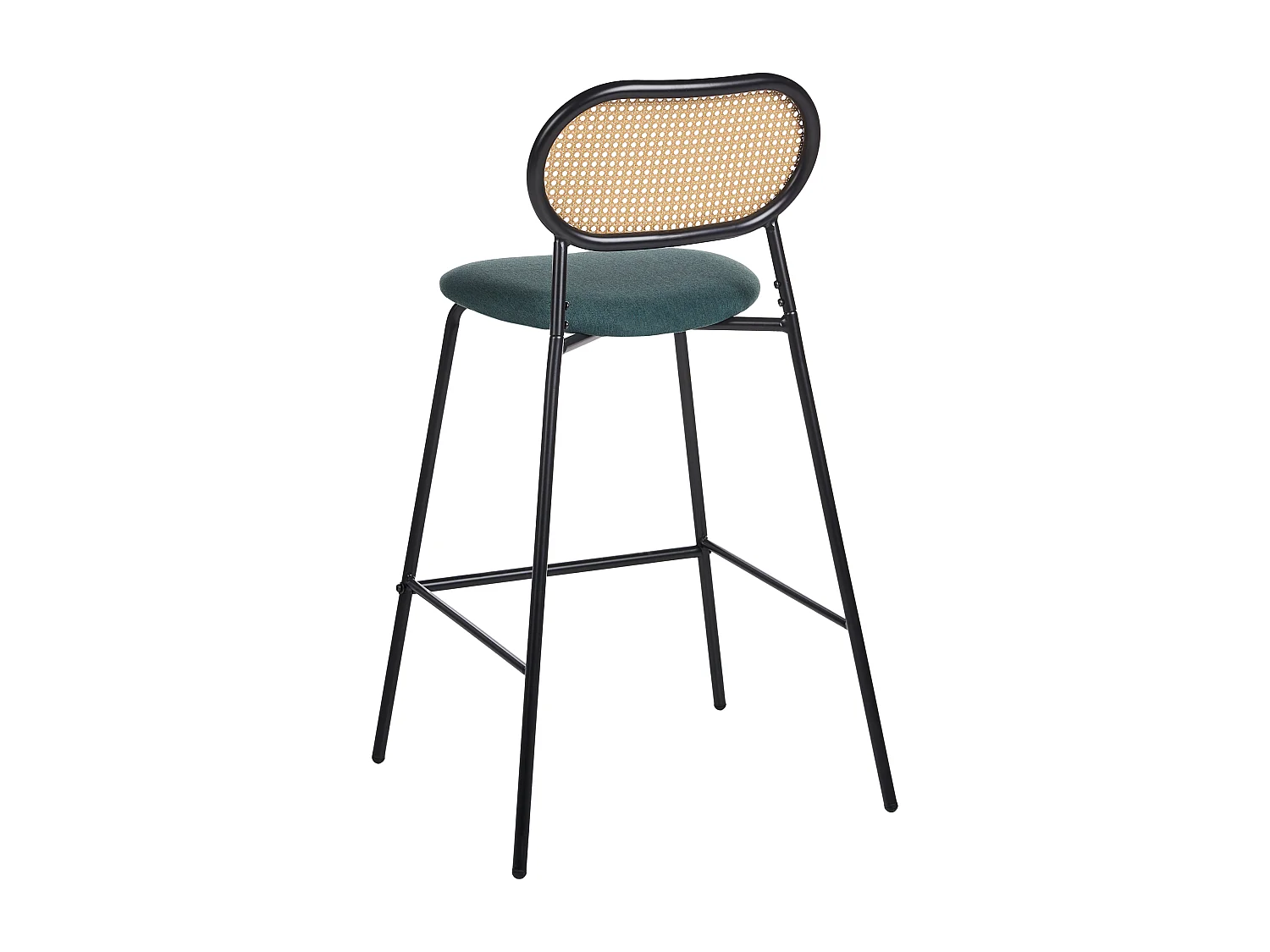 Conjunto de 2 bancos de bar ADAVER Preto