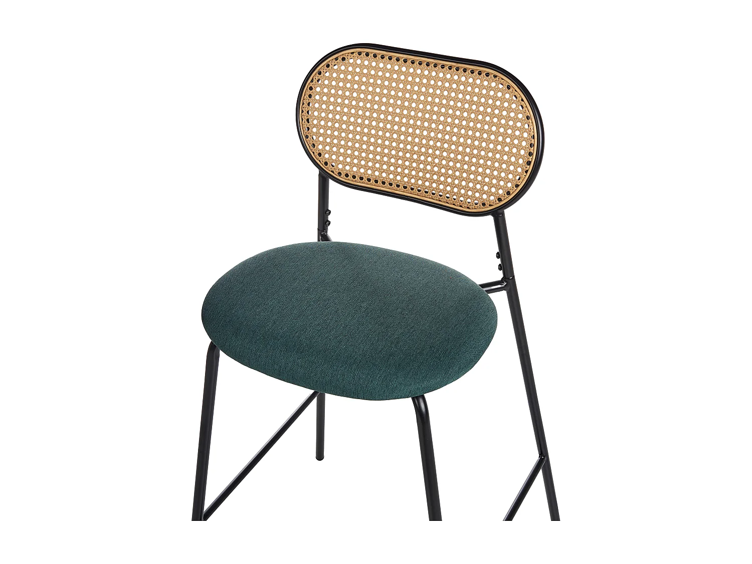 Conjunto de 2 bancos de bar ADAVER Preto