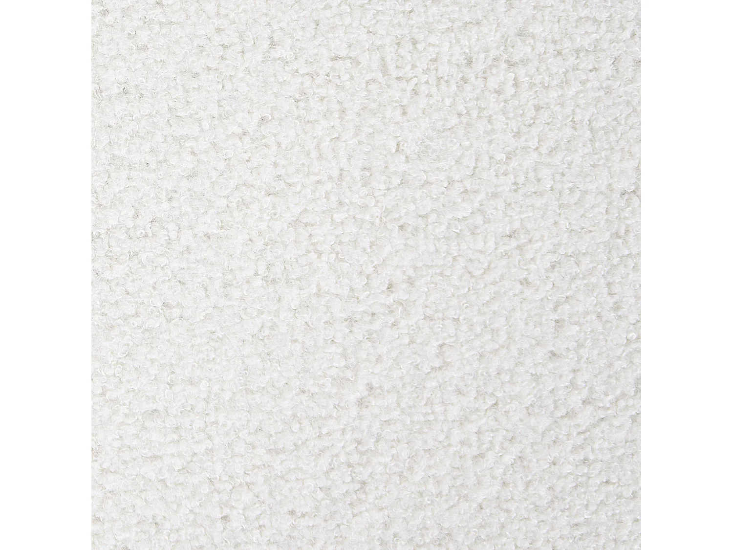 Otomana FLORLI Boucle Złamana biel