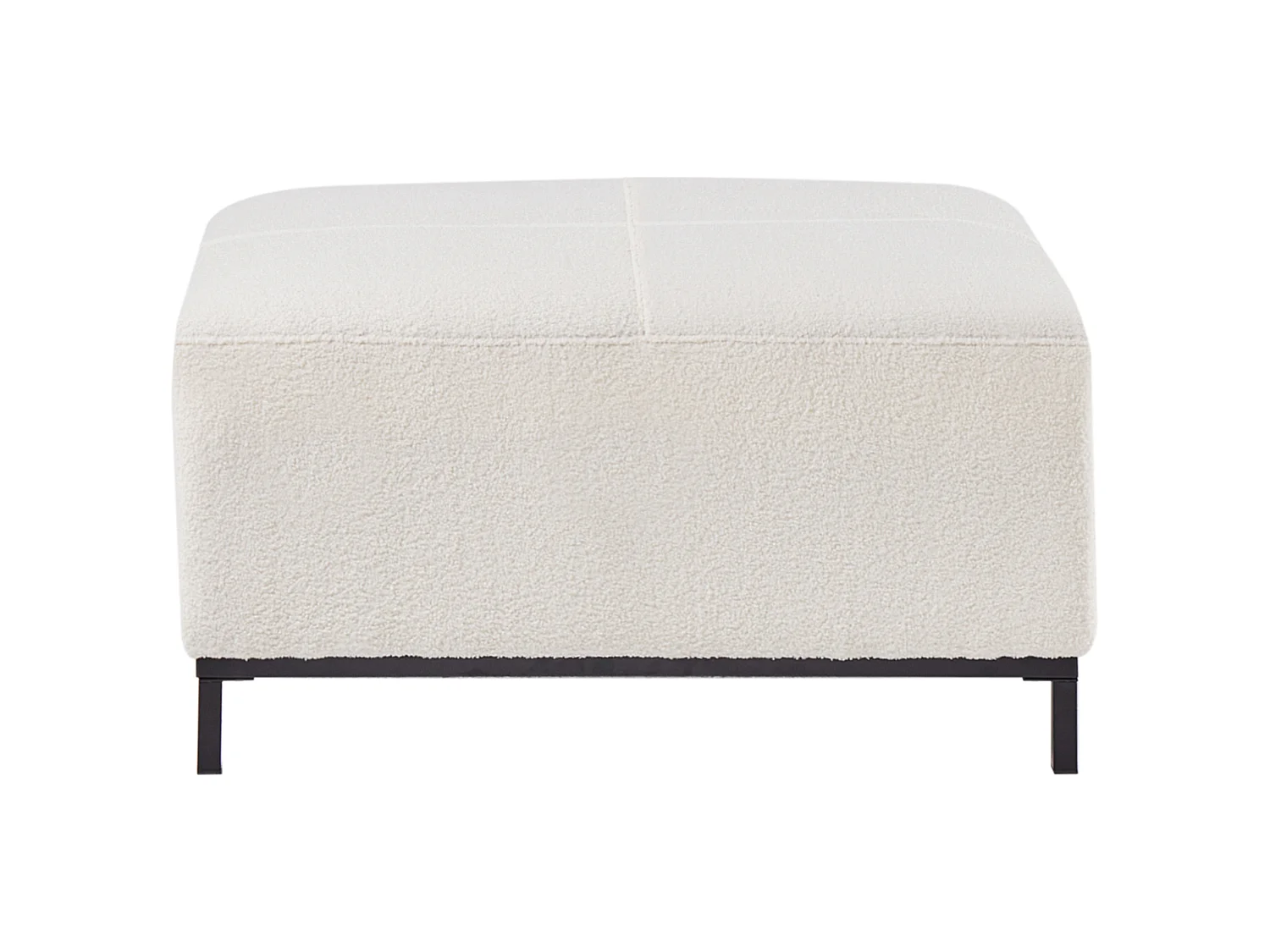 Ottomana OSLO Bouclé Bianco