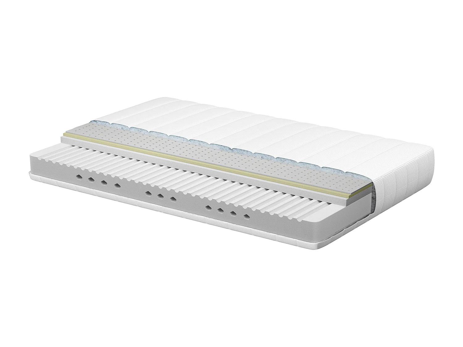 Latex matras met afneembare hoes medium 90 x 200 cm COZY