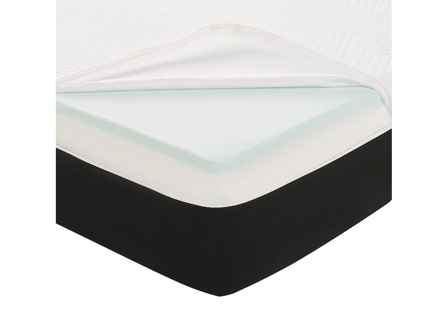 Materac piankowy z lateksem zdejmowany pokrowiec 180 x 200 cm średnio twardy COZY