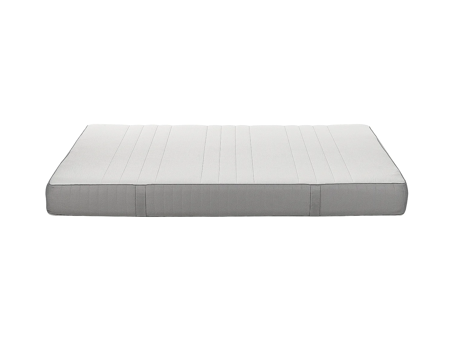 Schaumstoffmatratze mittelfest, 2ft6 Polyester abnehmbarer Bezug Füllung Reißverschluss weiß Cheer