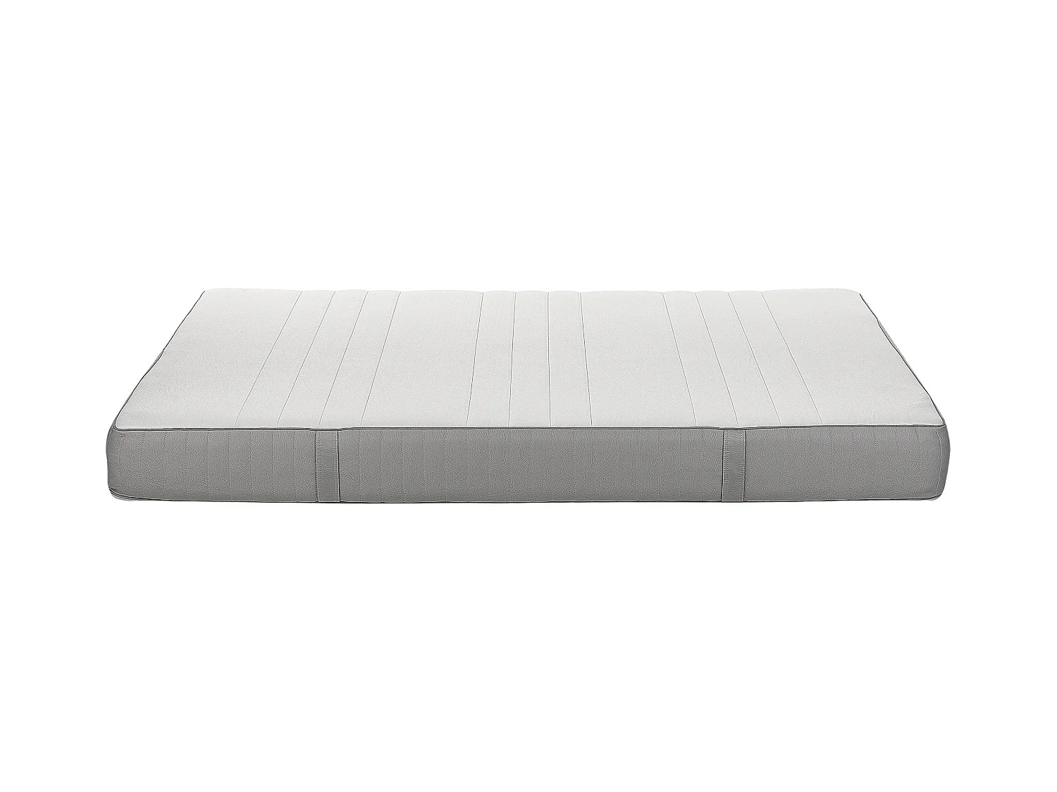Schaumstoffmatratze mittelfest, 2ft6 Polyester abnehmbarer Bezug Füllung Reißverschluss weiß Cheer