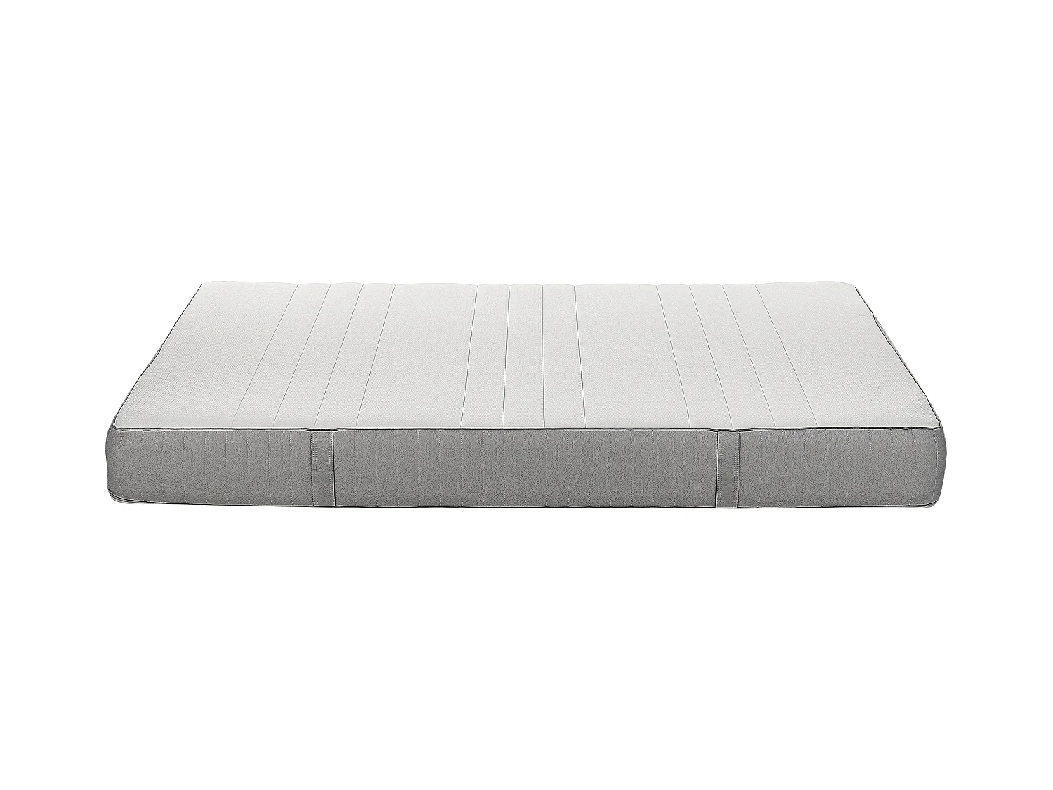 Schaumstoffmatratze mittelfest, 2ft6 Polyester abnehmbarer Bezug Füllung Reißverschluss weiß Cheer