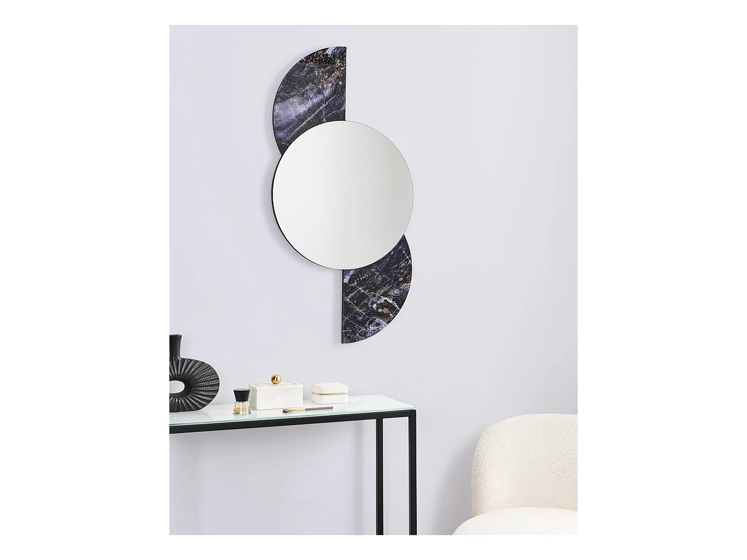 Wandspiegel SEUZEY 50 cm 100 cm Paars