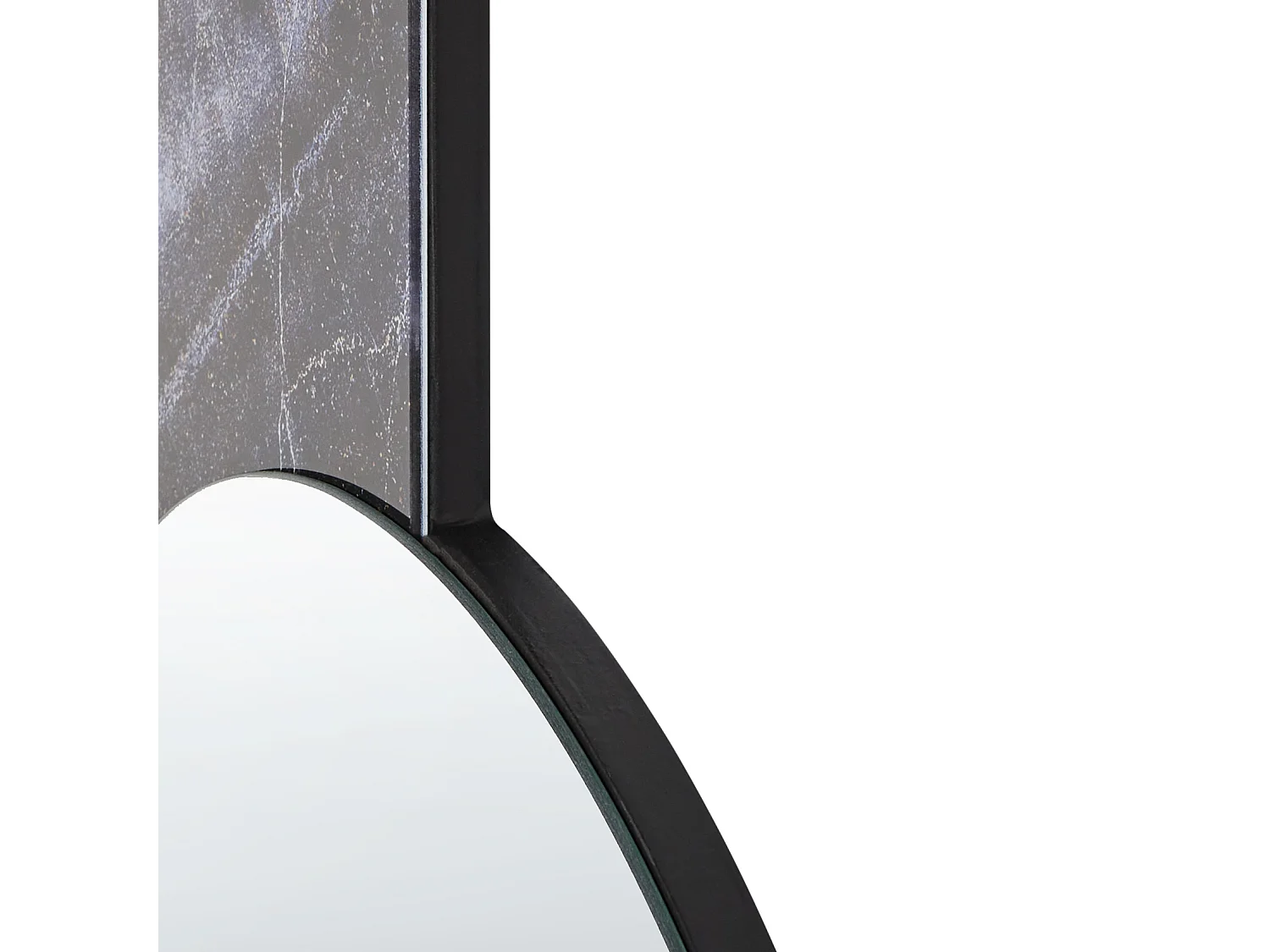 Lustro ścienne SEUZEY 50 cm 100 cm Fioletowy