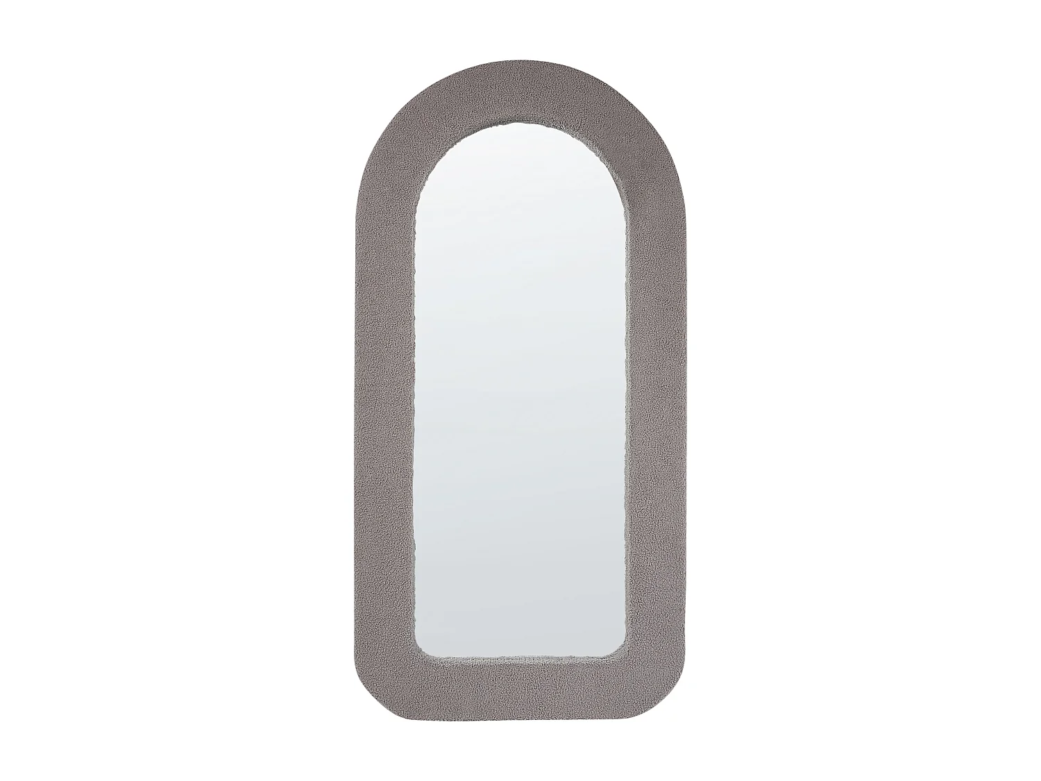 Miroir CERVON 60 cm 120 cm Bouclé Taupe