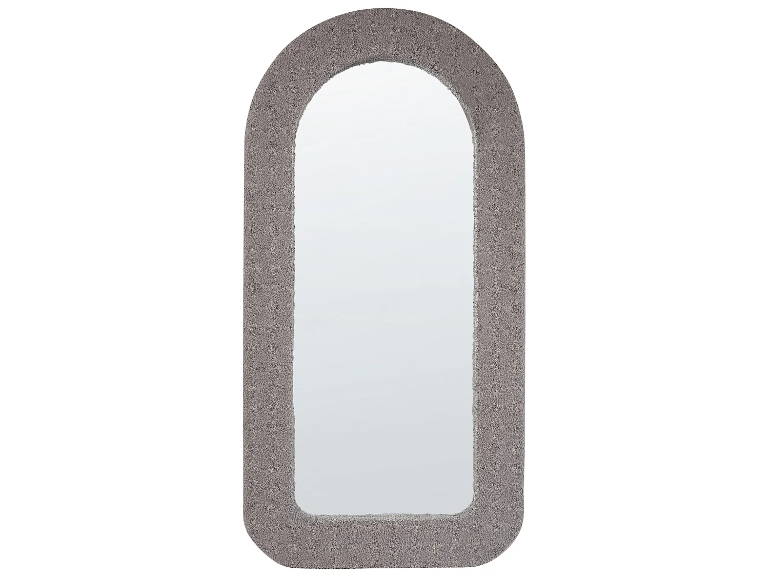 Miroir CERVON 60 cm 120 cm Bouclé Taupe
