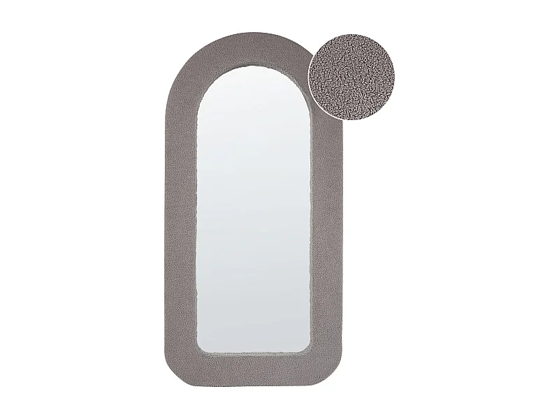 Specchio CERVON 60 cm 120 cm Bouclé Tortora