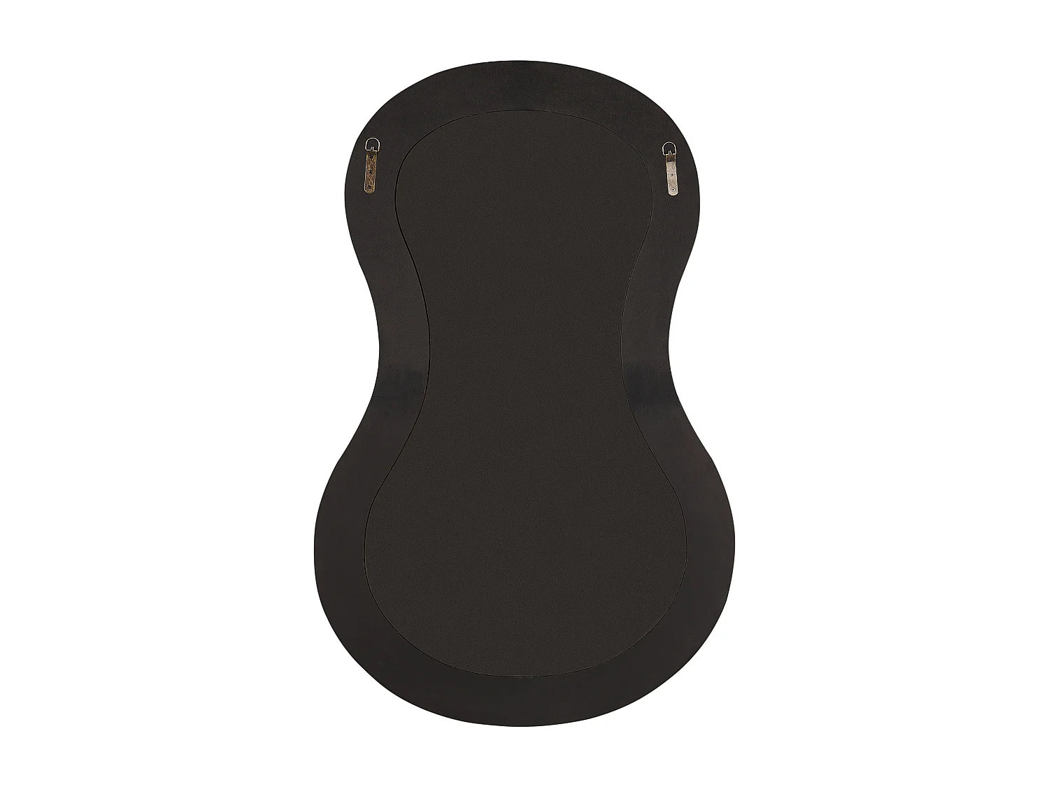 Wandspiegel mit breitem Rahmen Bouclé rosa asymmetrisch 70x112cm modern Planchez