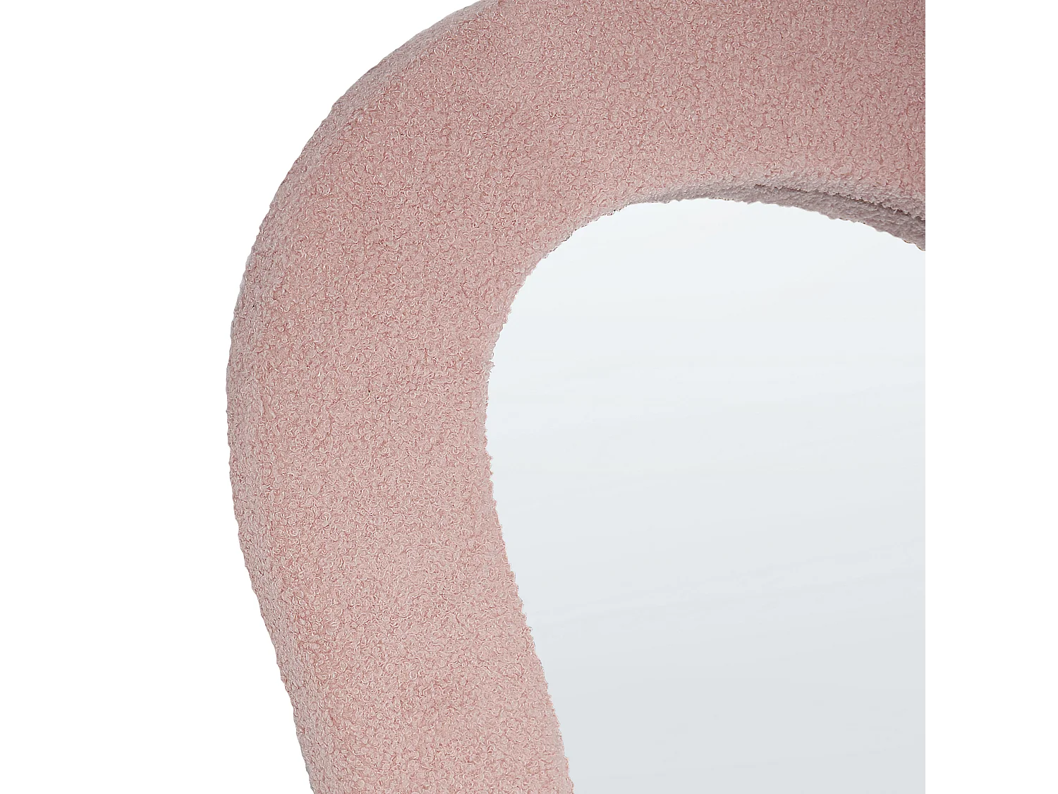 Specchio PLANCHEZ 70 cm 112 cm Bouclé Rosa