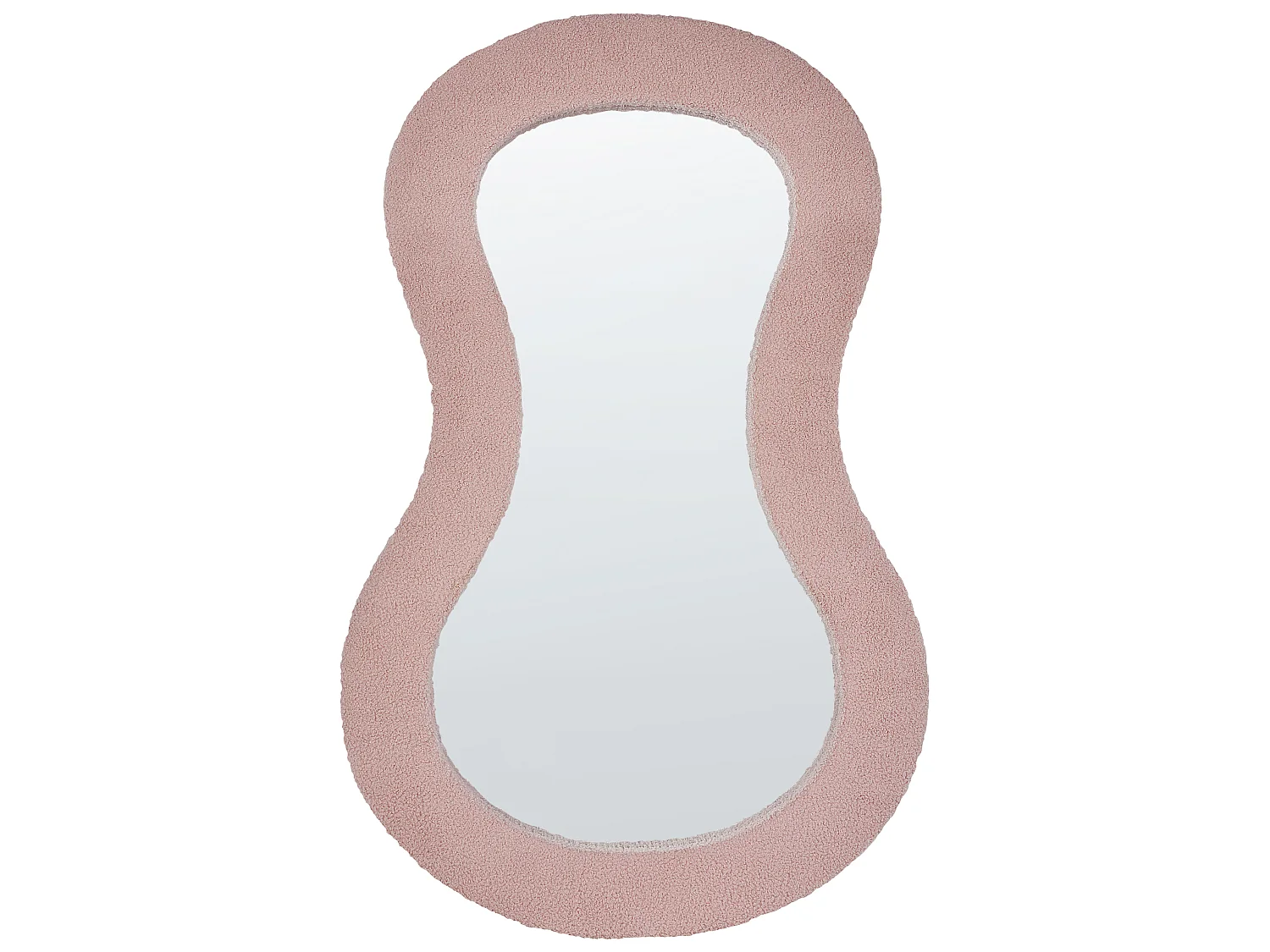 Miroir PLANCHEZ 70 cm 112 cm Bouclé Rose