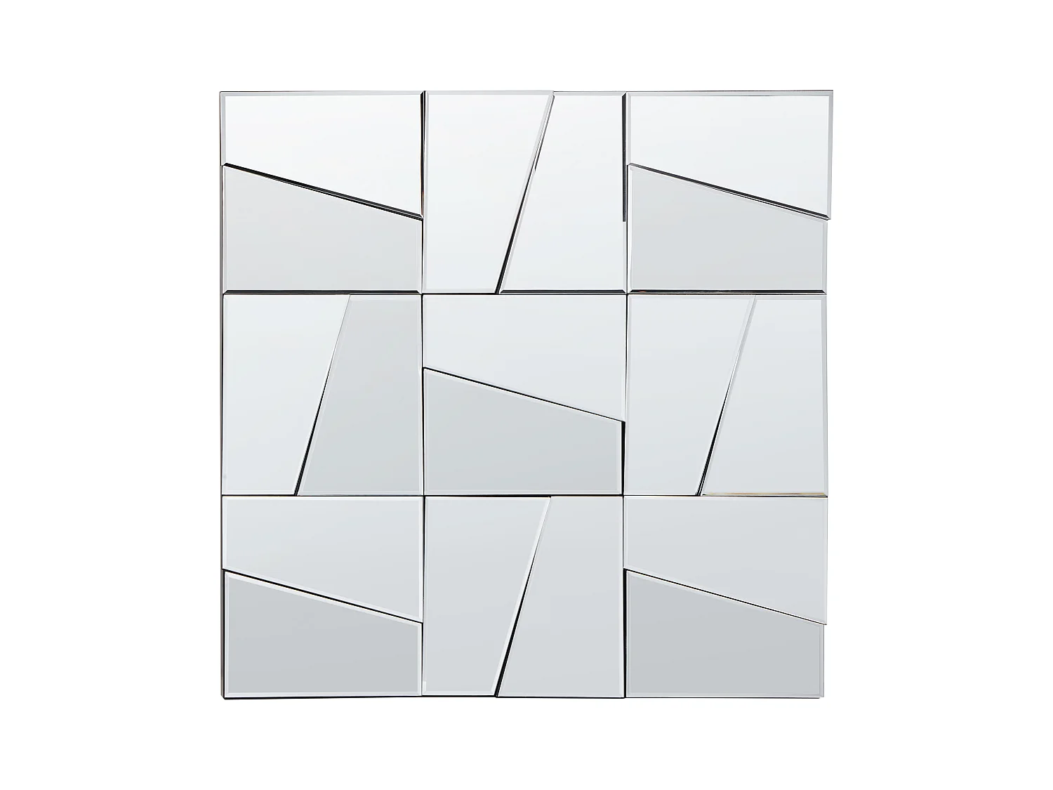 Miroir ANCEMONT 80 cm 80 cm Argenté