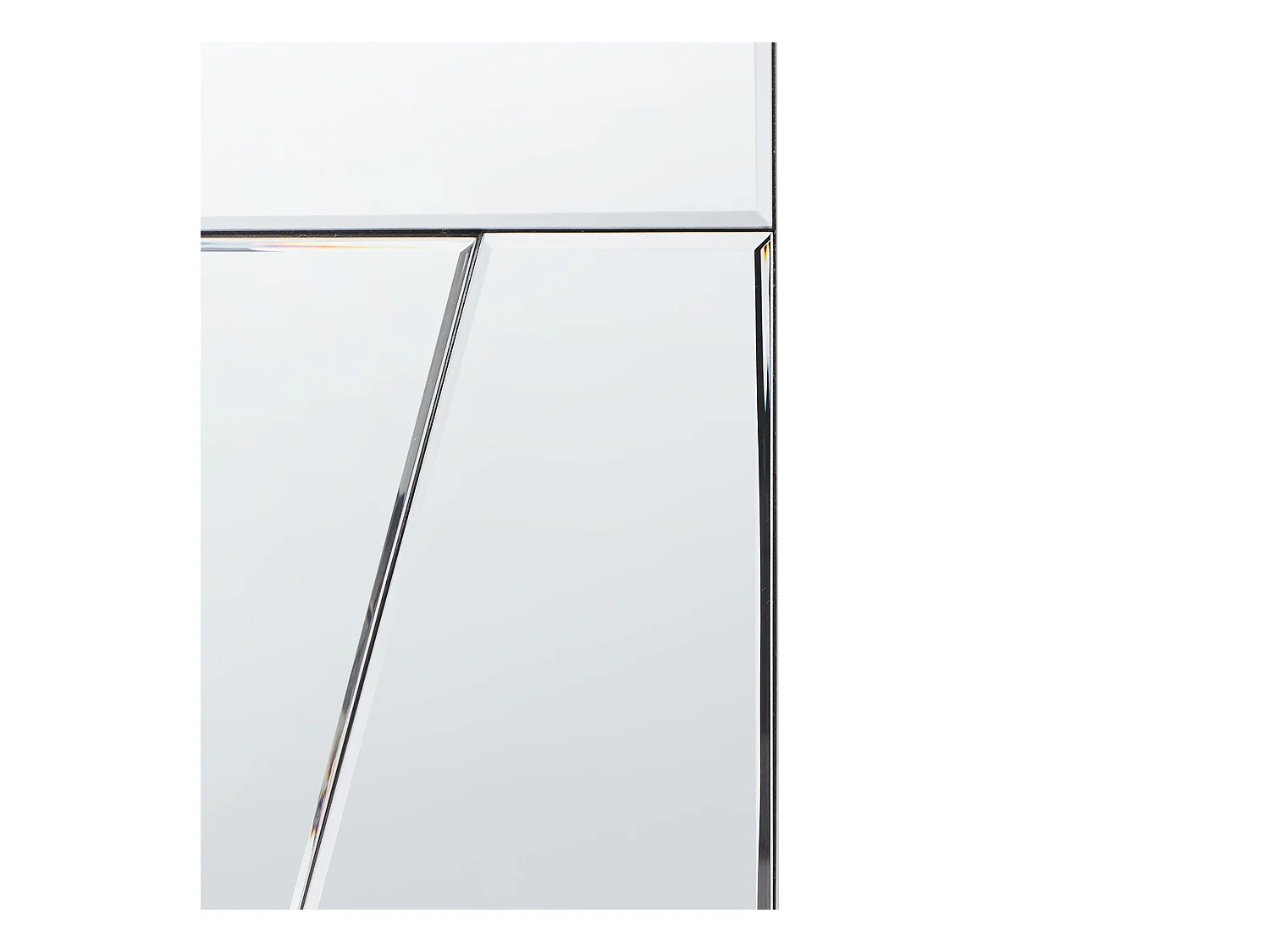 Wandspiegel ANCEMONT 80 cm 80 cm Zilver