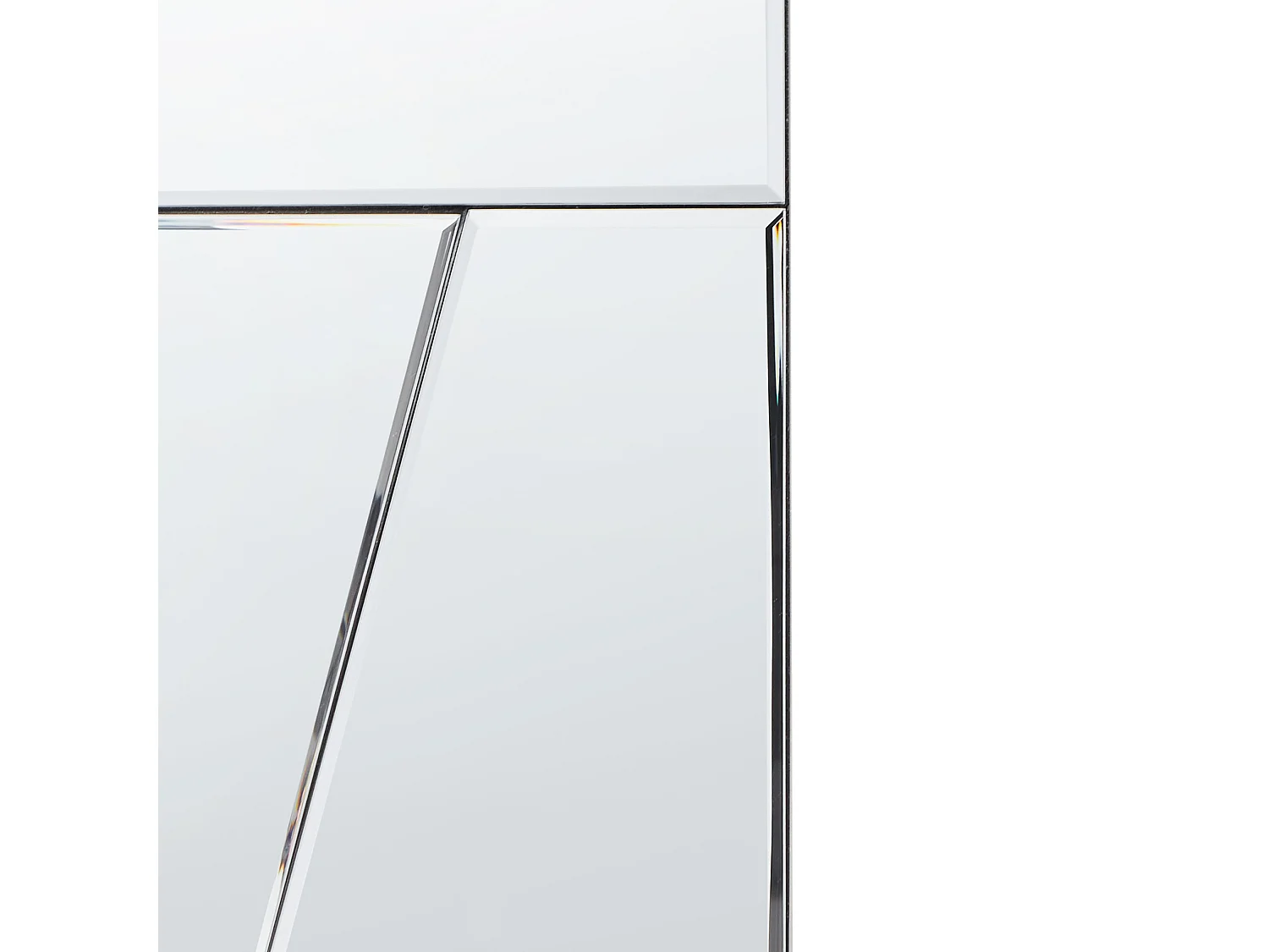 Wandspiegel ANCEMONT 80 cm 80 cm Zilver