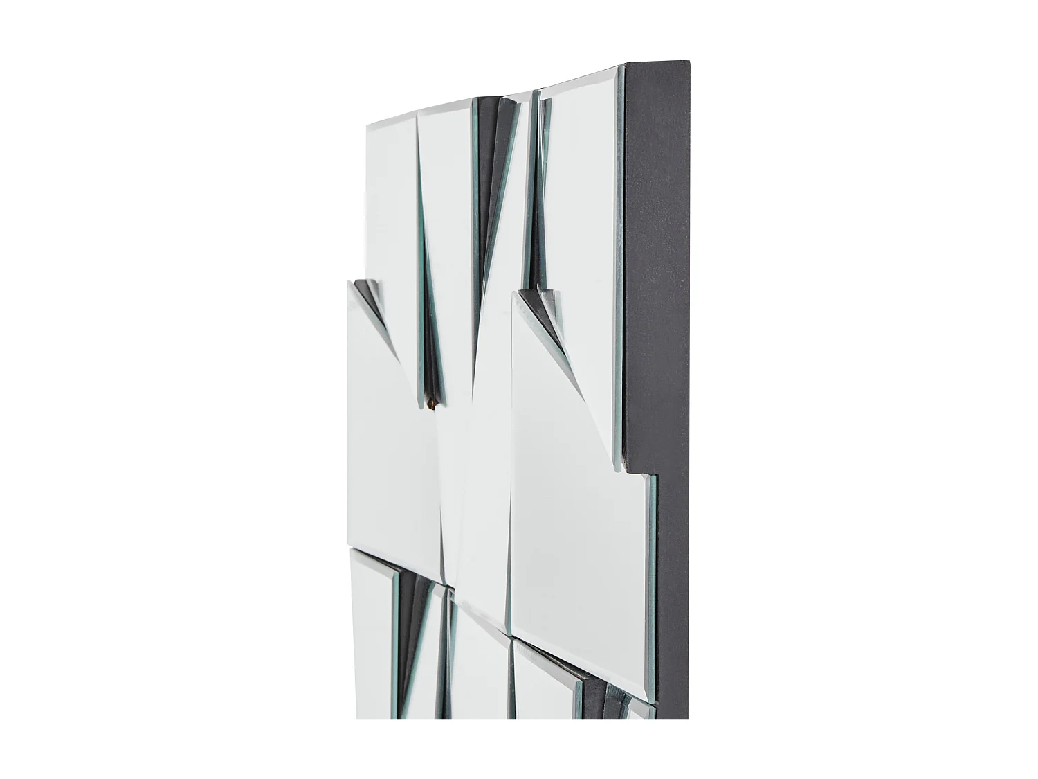 Wandspiegel ANCEMONT 80 cm 80 cm Zilver