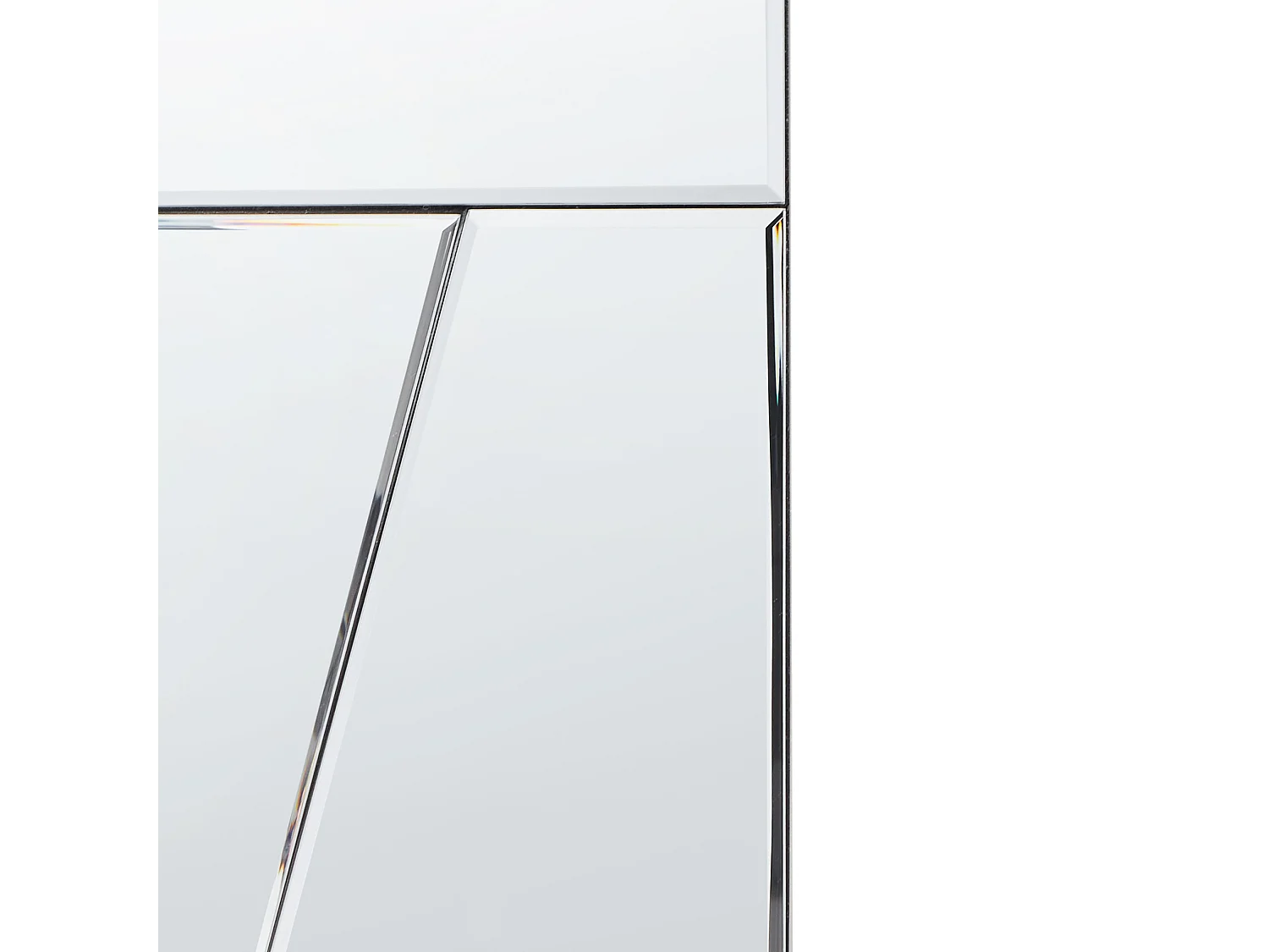 Lustro ścienne ANCEMONT 80 cm 80 cm Srebrny