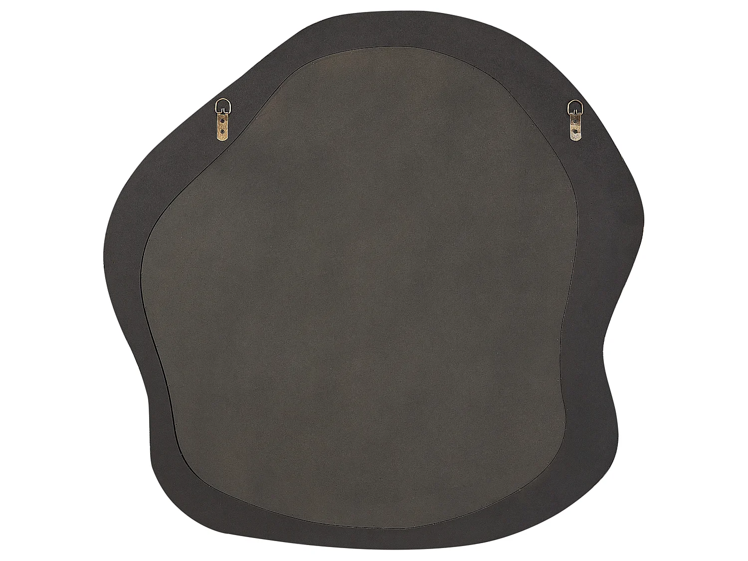 Miroir BLISMES 79 cm 80 cm Bouclé Marron