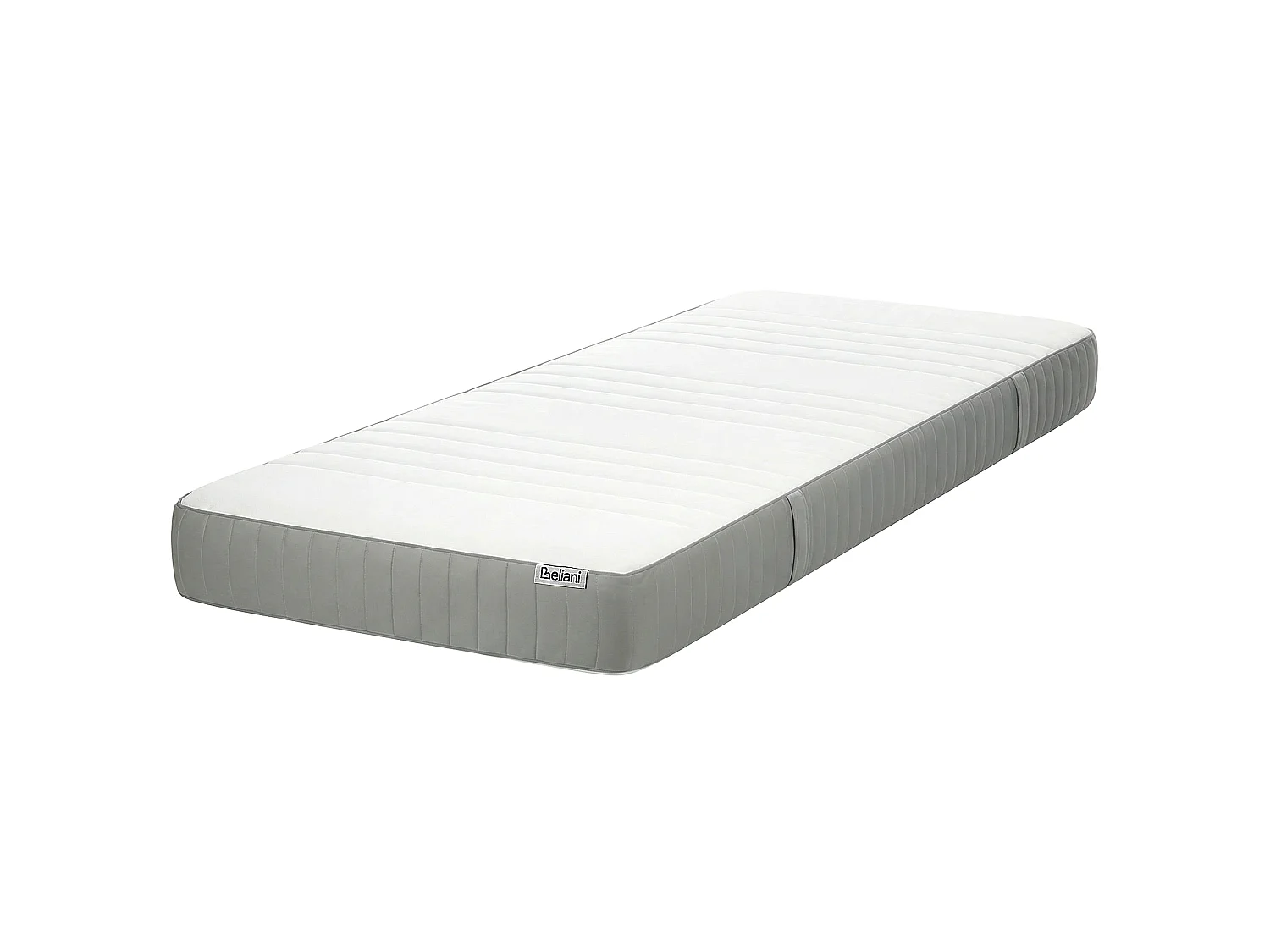 Matelas en mousse de gel ferme avec housse amovible 90 x 200 cm HAPPINESS