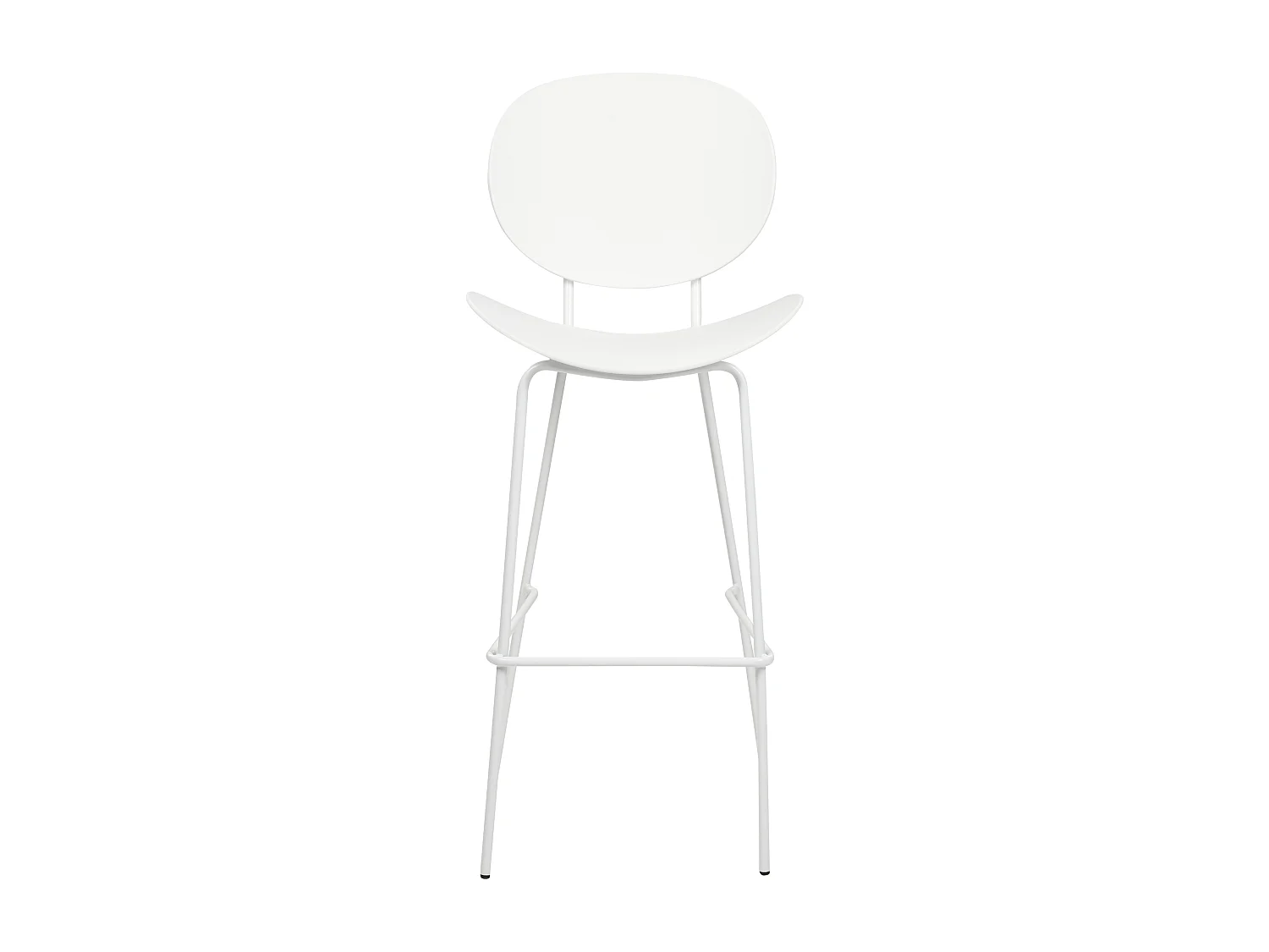 Set di 2 sedie alte SHONTO Bianco