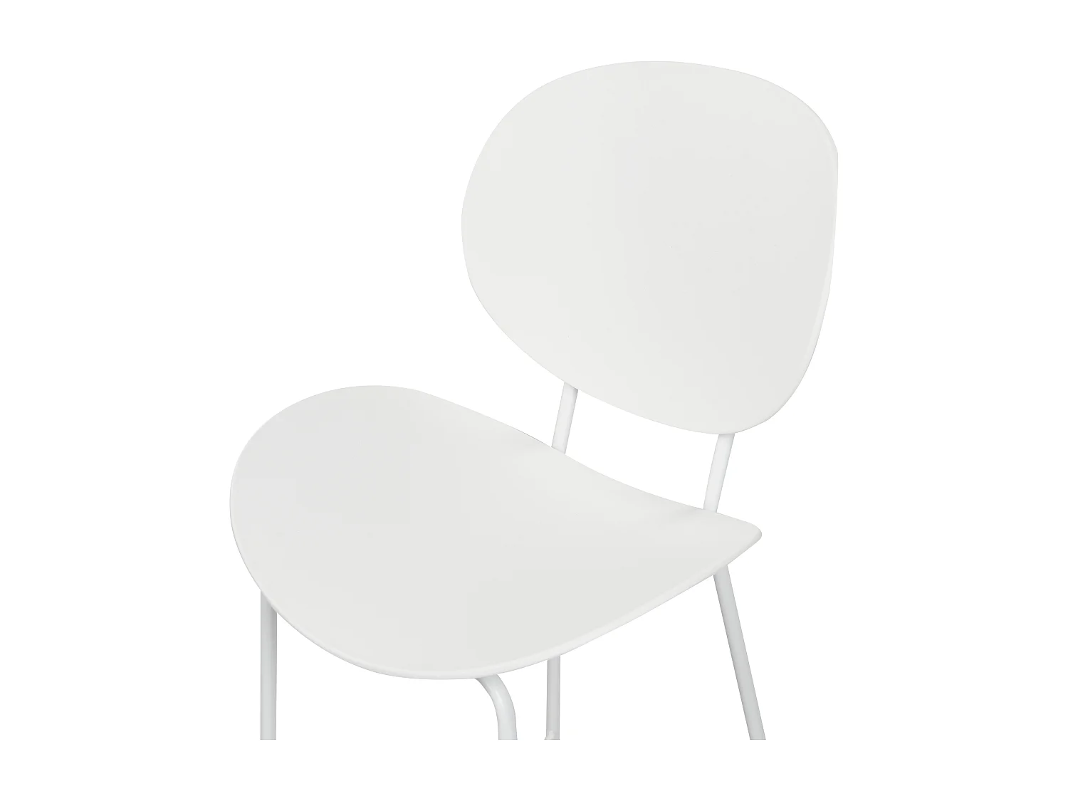 Lot de 2 chaises de bar SHONTO Blanc