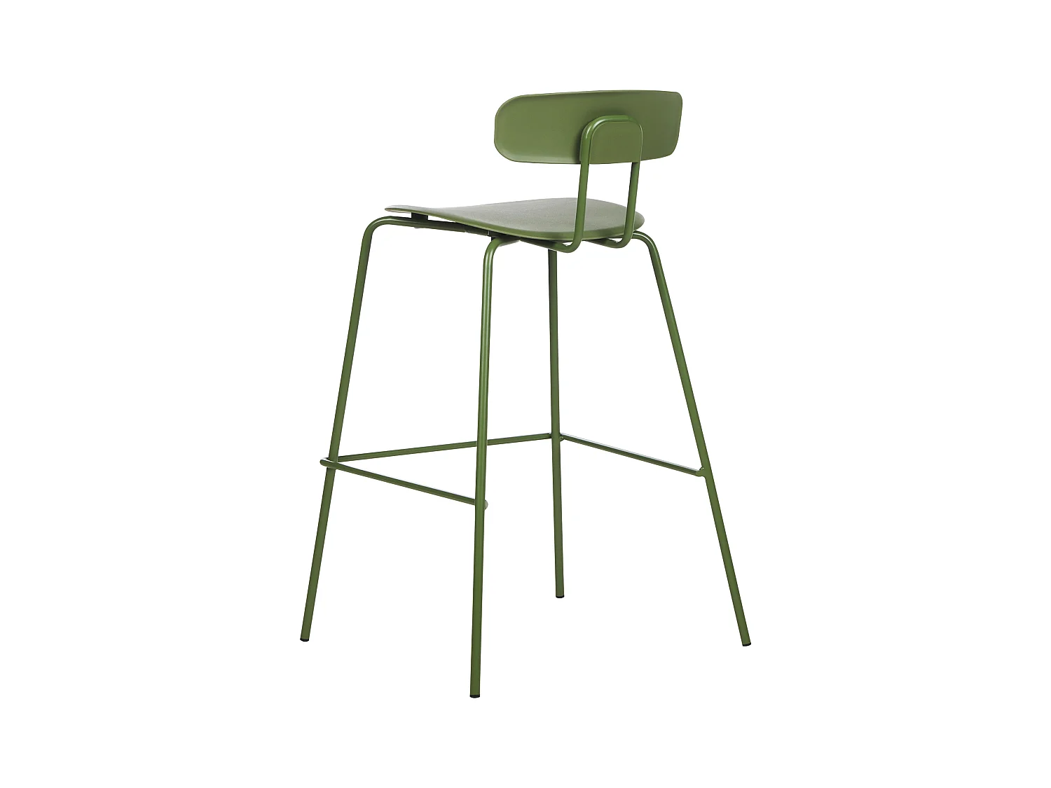 Lot de 2 chaises de bar SIBLEY Vert