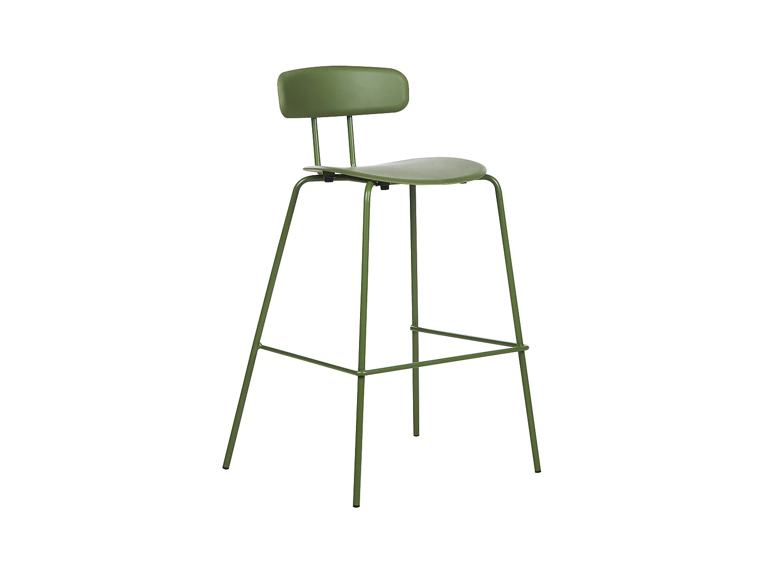 Lot de 2 chaises de bar SIBLEY Vert