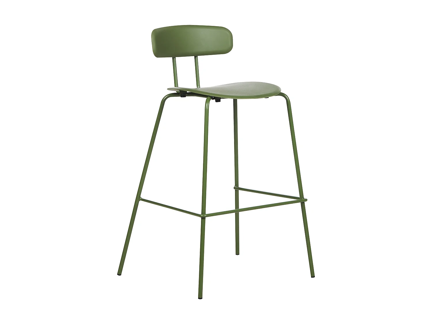 Lot de 2 chaises de bar SIBLEY Vert